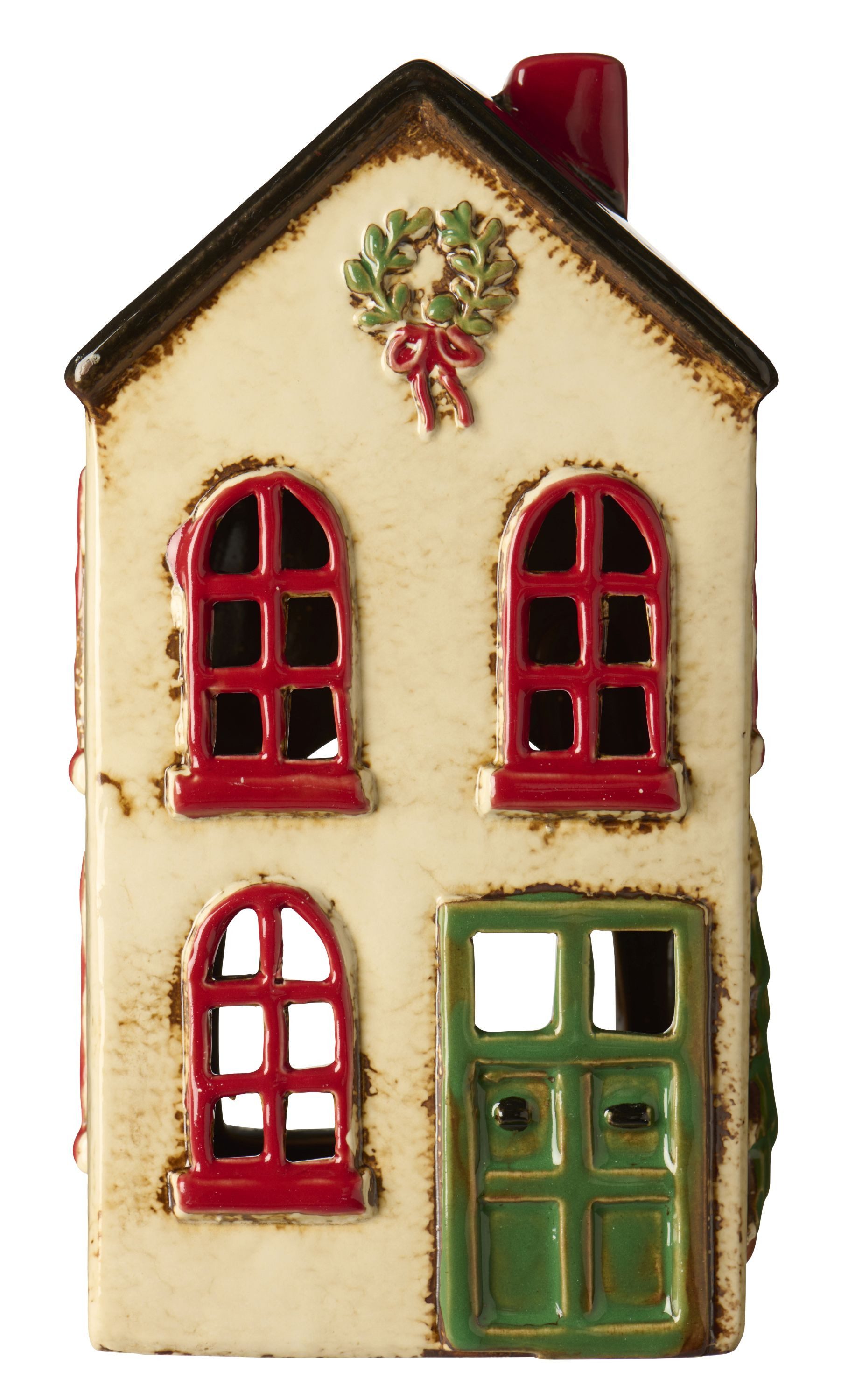 Ib Laursen Weihnachtshaus Ib Laursen - Lichterhaus Teelichthalter Teelichth günstig online kaufen