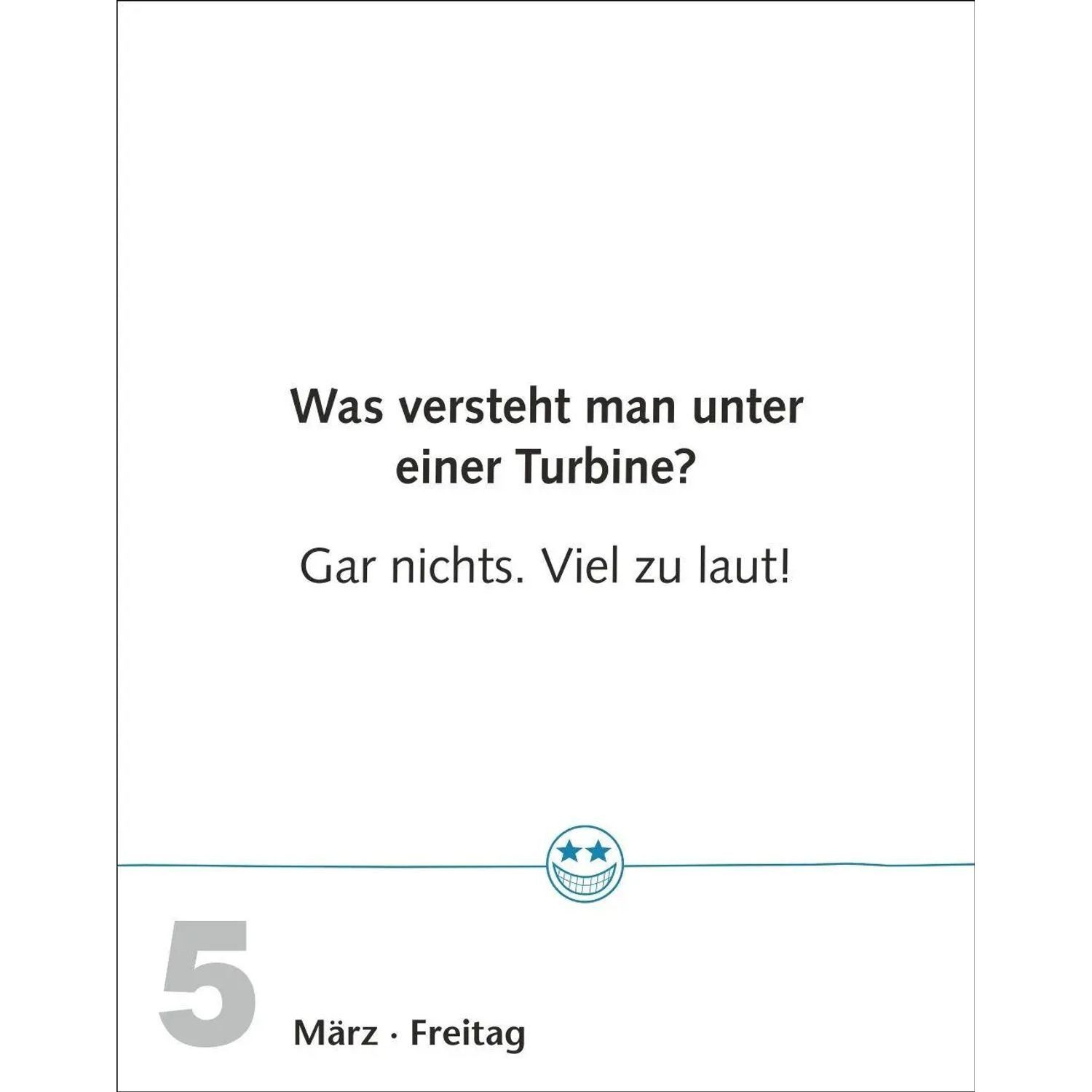 Harenberg Kalender Verlag Abreißkalender Beste Witze Tagesabreißkalender 2027 – Bild 5 von 5