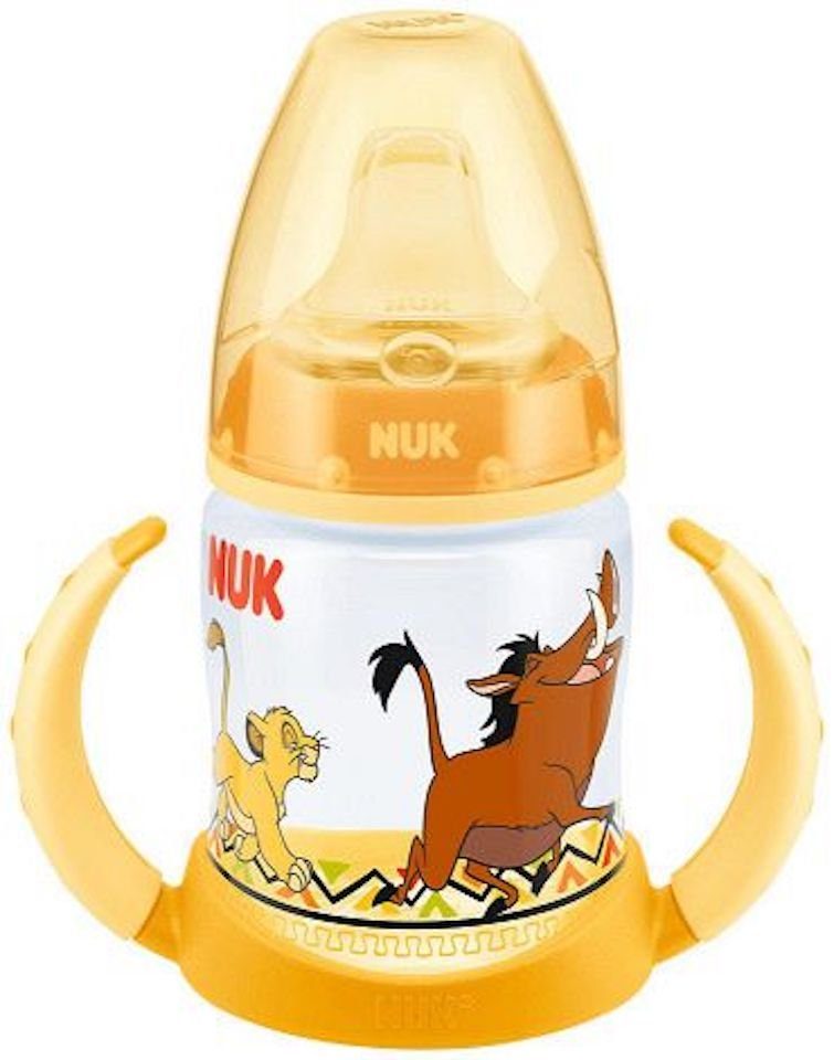 gelb Schnuller der NUK Set König NUK und Löwen Babyflasche Trinklernflasche Disney