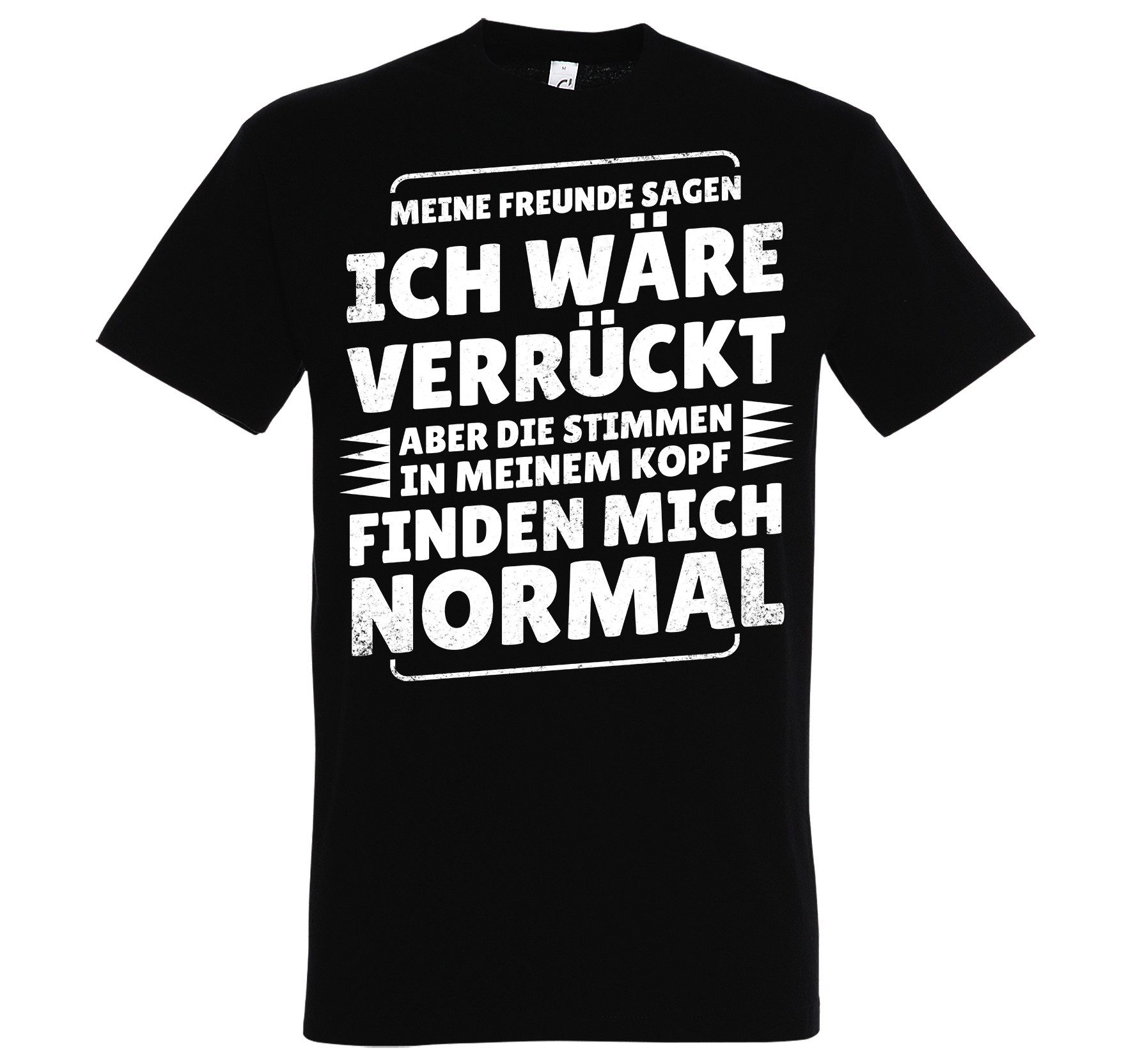 Youth Designz Print-Shirt Verrückt Normal Herren günstig online kaufen
