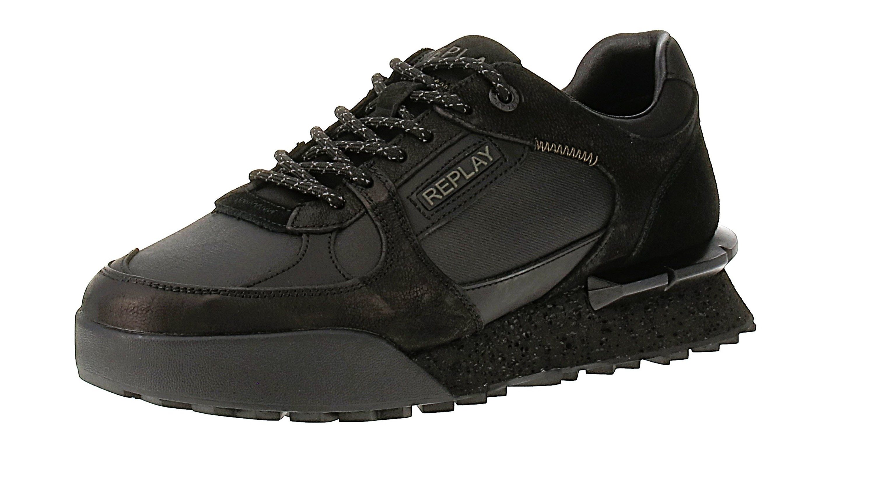Replay Replay Field Outdoor GMS1P C002WL - Herren Sneaker - C098-Black Sneaker