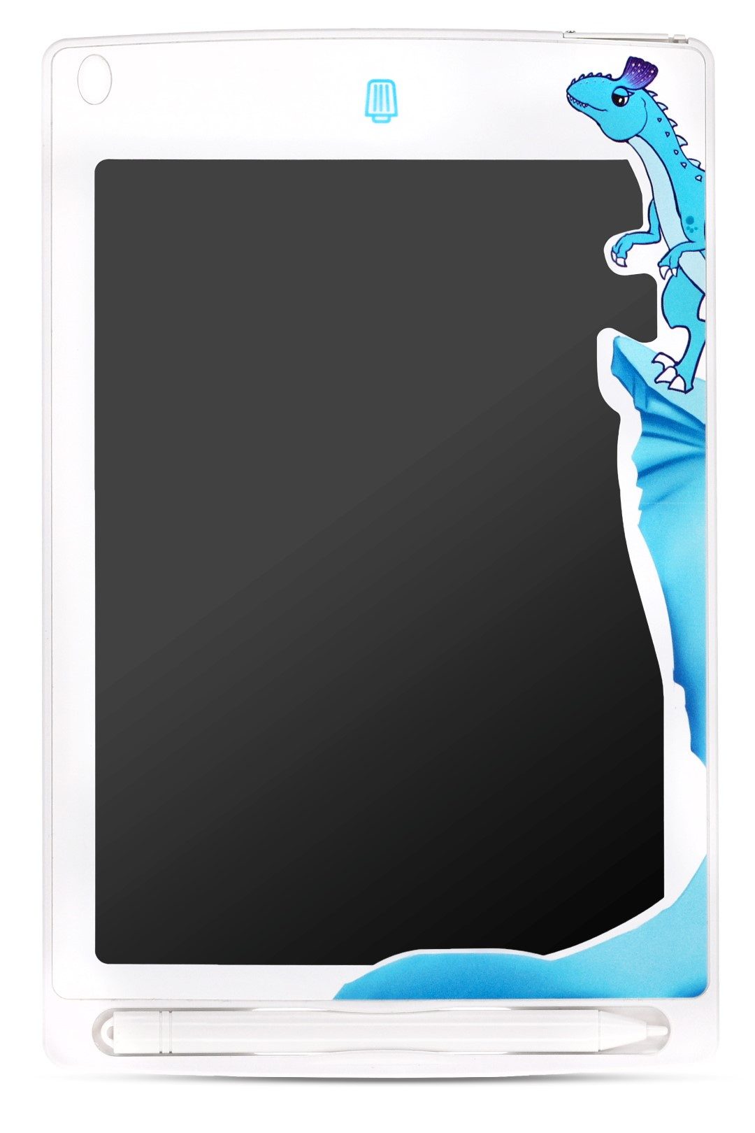 Sun Baby Lerntablet SUN BABY LCD-Zeichentablet 8,5 Zoll Dino Multicolor - Weiß