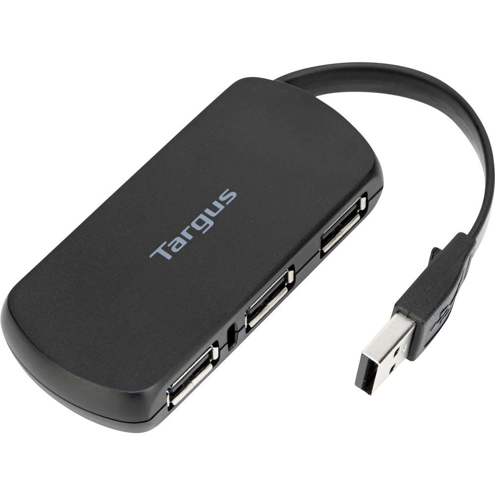 Targus USB-Verteiler Targus ACH114EU USB-Hub 4 Port USB-A USB 2.0 480 MBit/s Schwarz