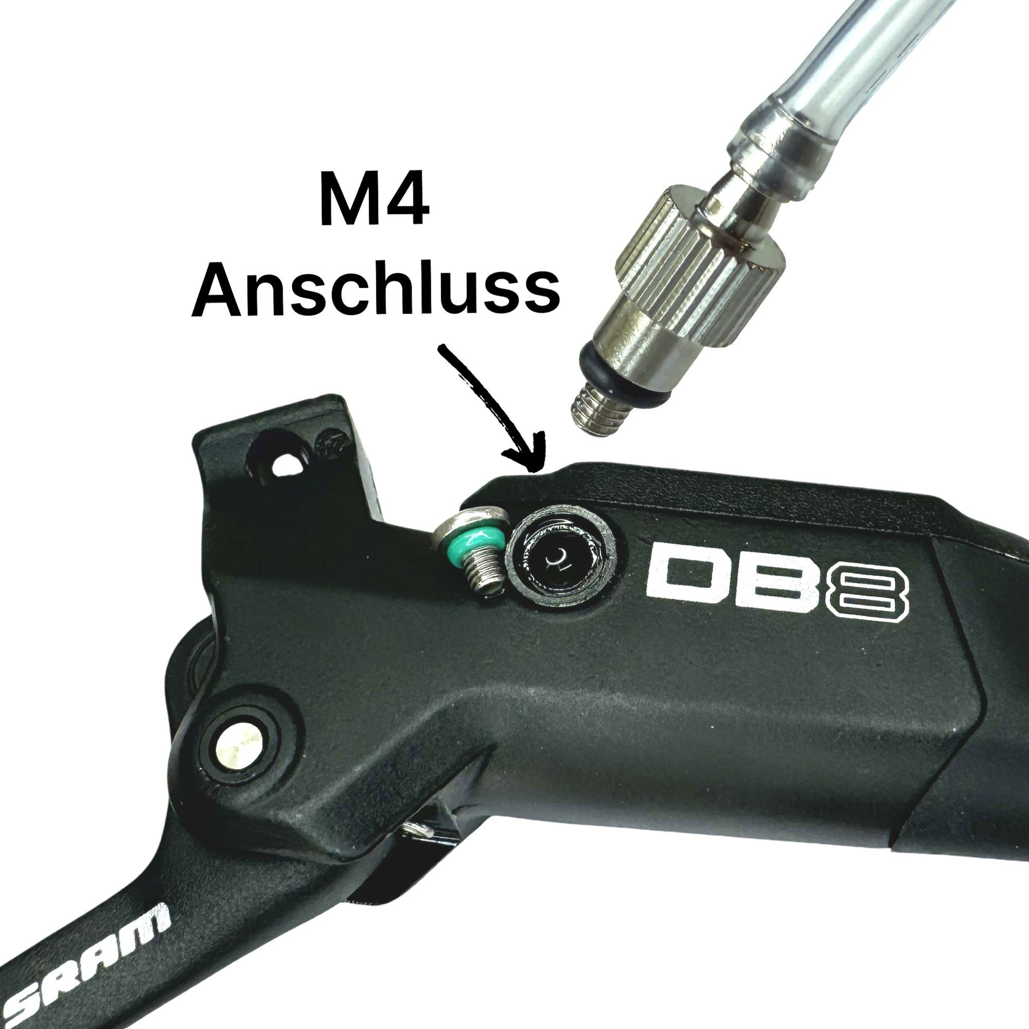 Thumbnail - Fantic26 Fahrrad-Montageständer Service Kit 120ml Sram Mineralöl für DB8 / Maven Scheibenbremsen M4