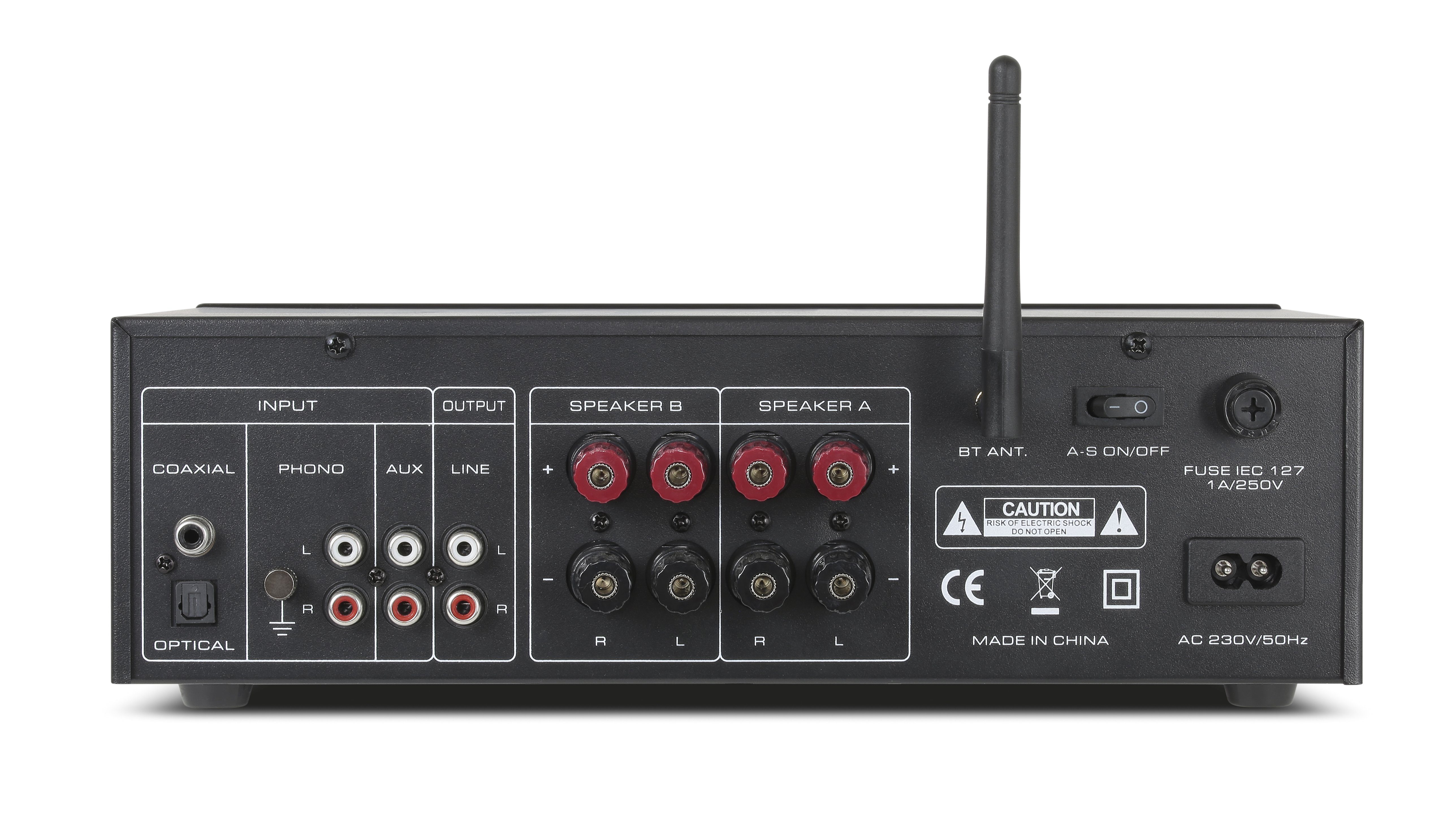 Dynavox VT-90 Vollverstärker (Anzahl Kanäle: 4-kanal, 180 W, Fernbedienung, Phono-Eingang, BT-Streaming)