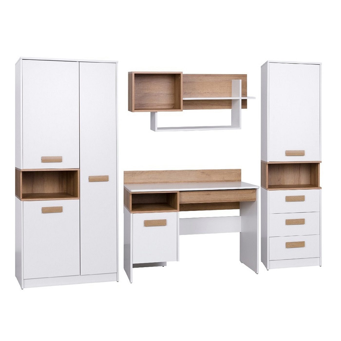 Marmex Меблі Jugendzimmer-Set Grant SET A, (4-tlg), Soft-Close-Funktion