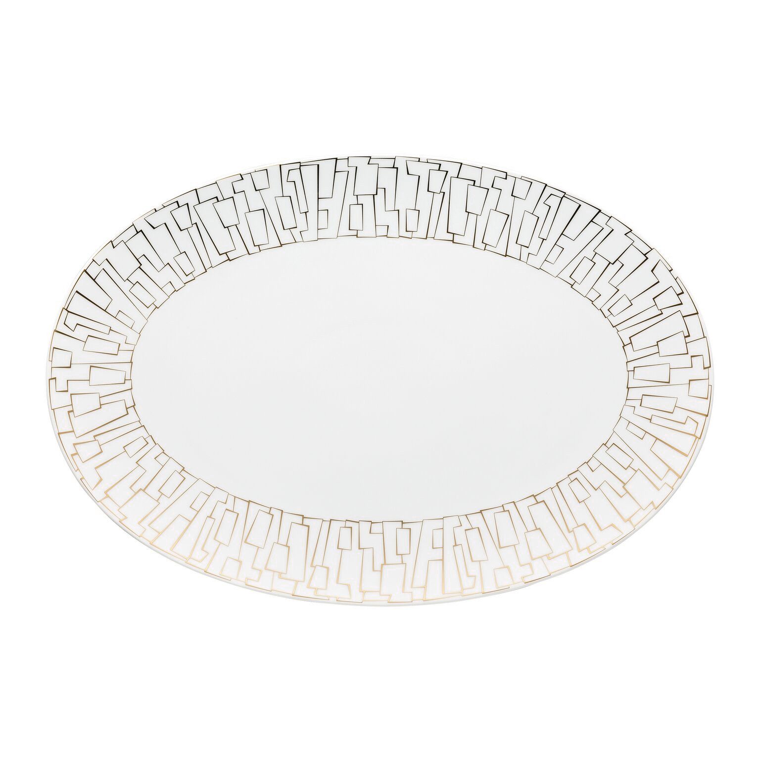 Rosenthal Servierplatte Rosenthal TAC Gropius Platte, Porzellan, Porzellan