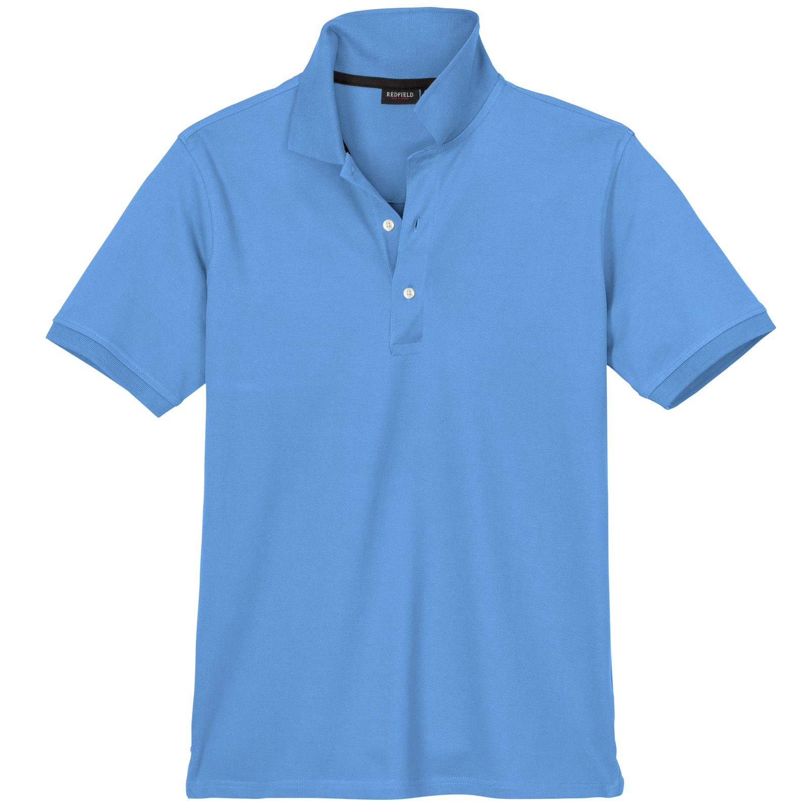 redfield Redfield Basic Große himmelblau Größen Poloshirt Stretch-Poloshirt