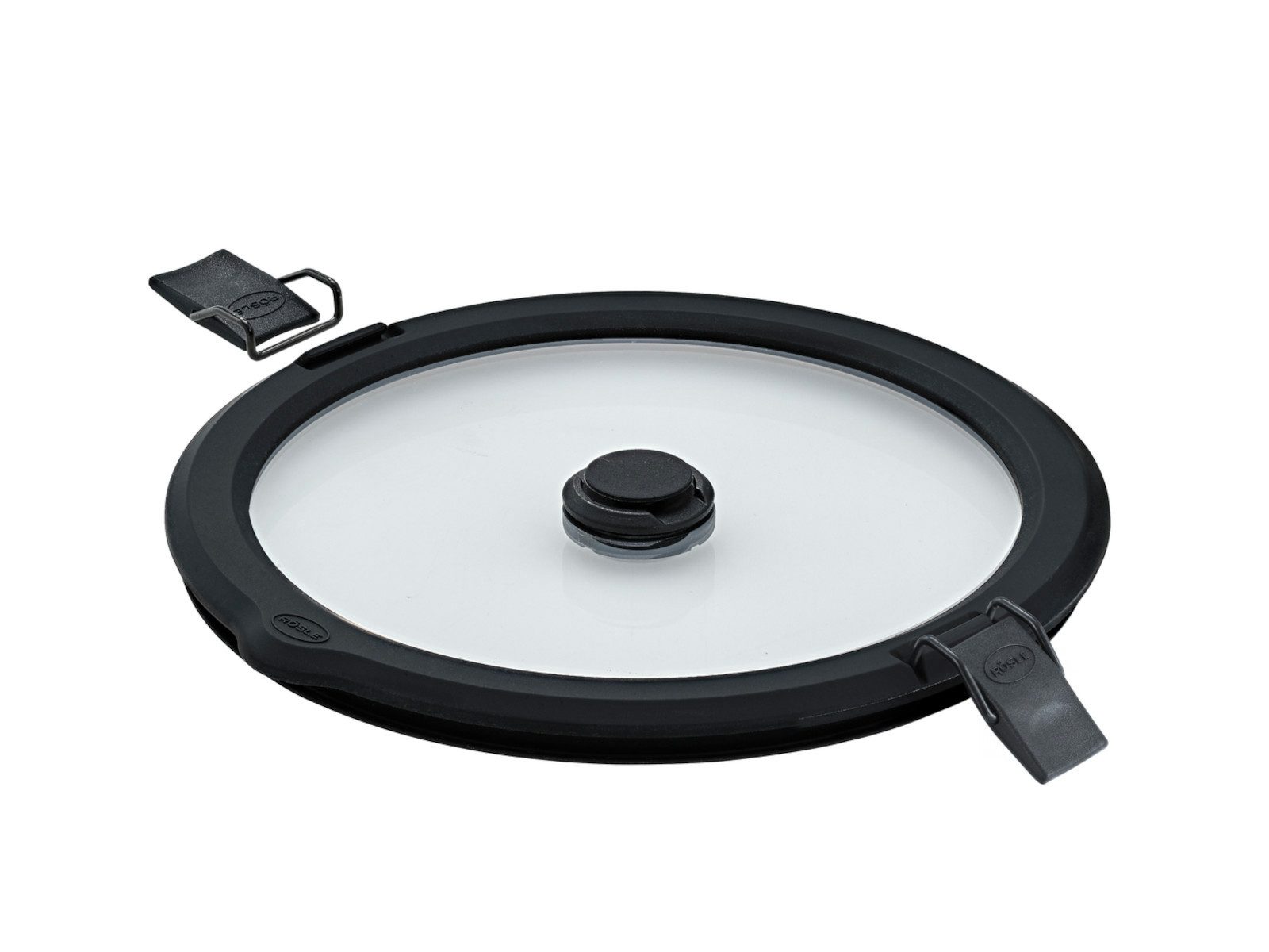 RÖSLE Крышка свежести FLEXX 2GO Vakuumdeckel rund mit Clips 17x14cm 1,4l