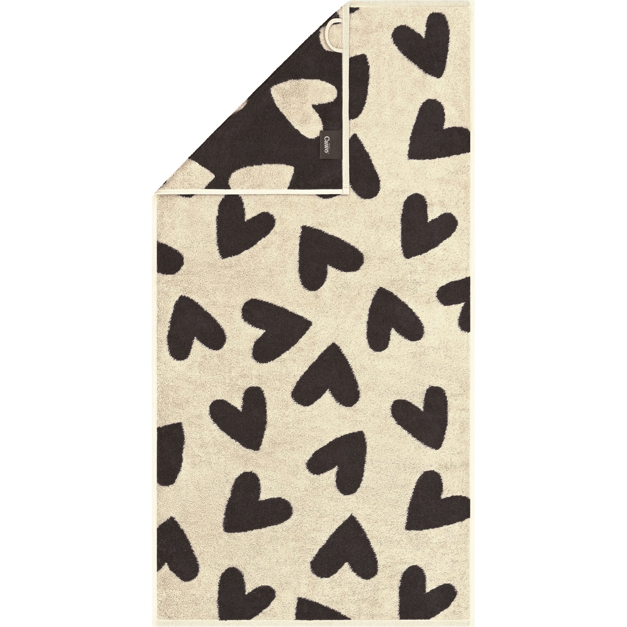 Cawö Handtücher Heart Beats Hearts 6275, 100% Baumwolle (1-St) günstig online kaufen