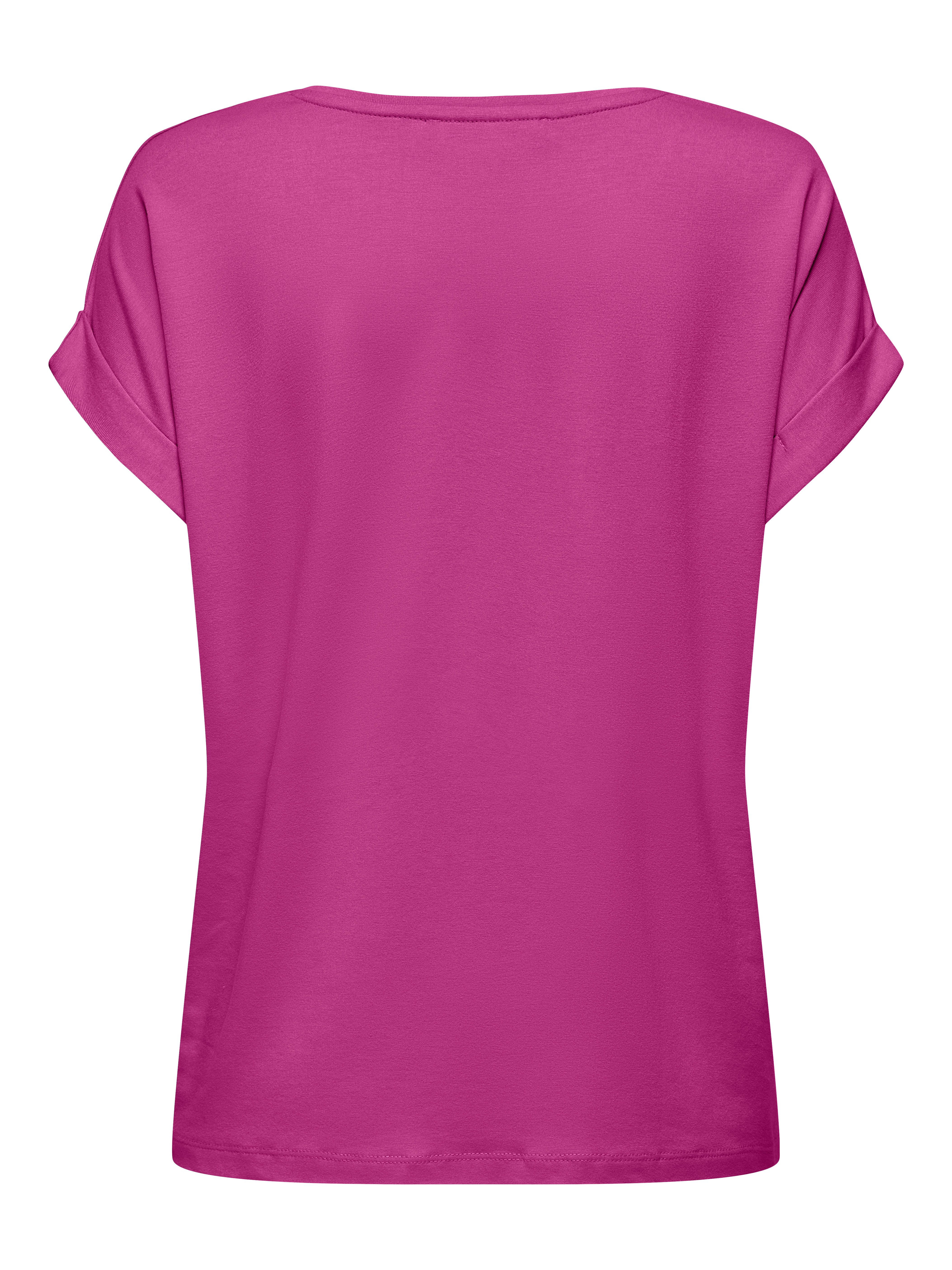 ONLY T-Shirt ONLMOSTER – Kurzarmshirt mit Aufschlag und klassischem Look Viskosemischung, regular fit