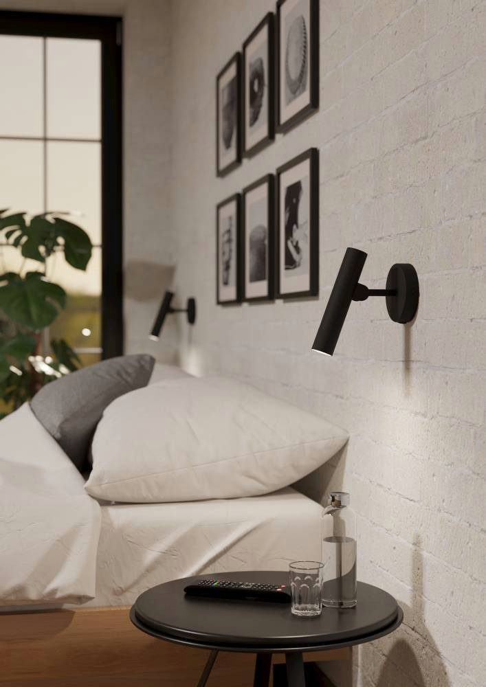 EGLO Wandleuchte ALMUDAINA Wandlampe, Stahl, IP20, Wohnzimmerlampe, Flurlam günstig online kaufen