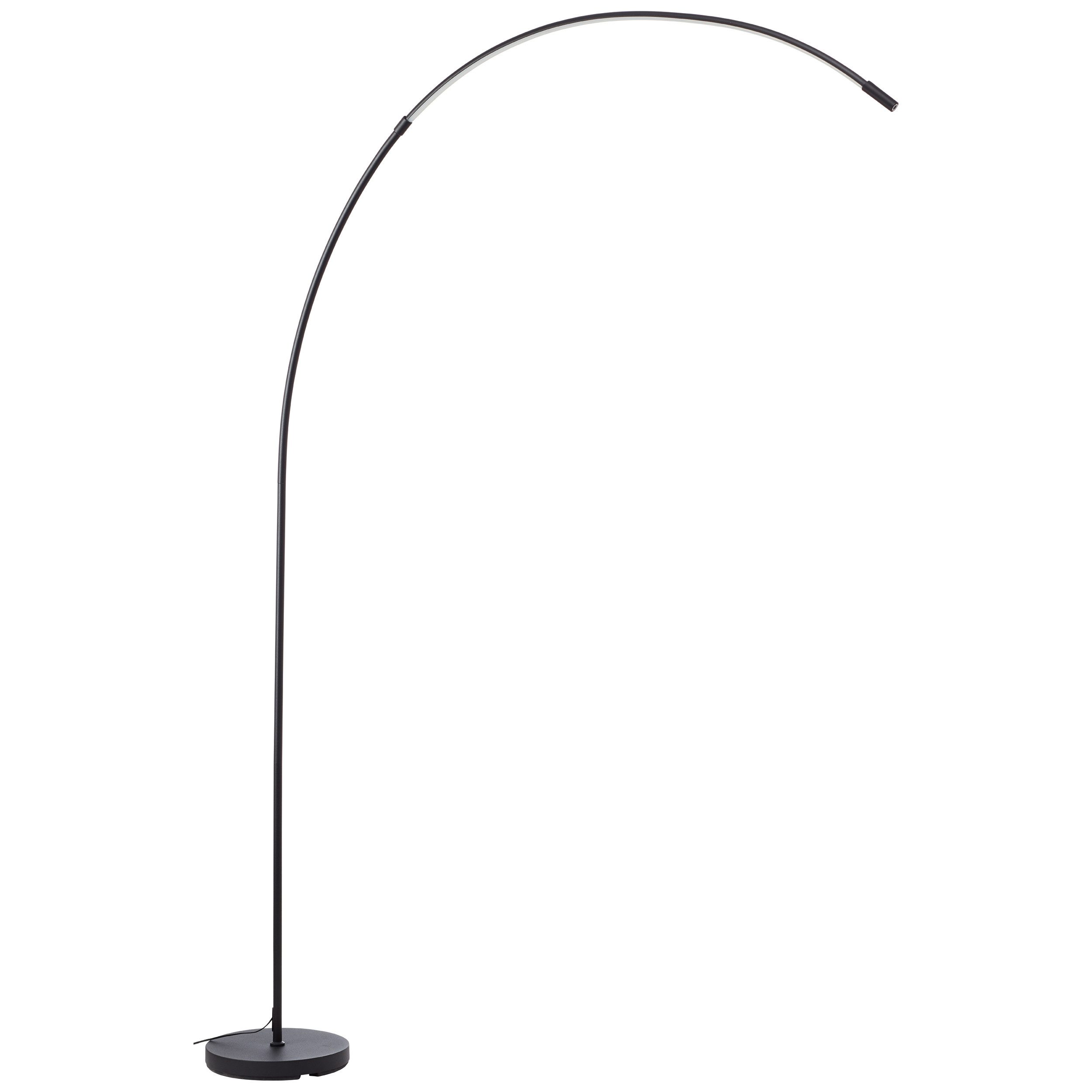 Brilliant LED Stehlampe Bow, Dimmfunktion, Farbsteuerung, LED fest integriert, warmweiß - kaltweiß, LED Bogenlampe, 179 cm, 1300 lm, 3000-6500 K, dimmbar