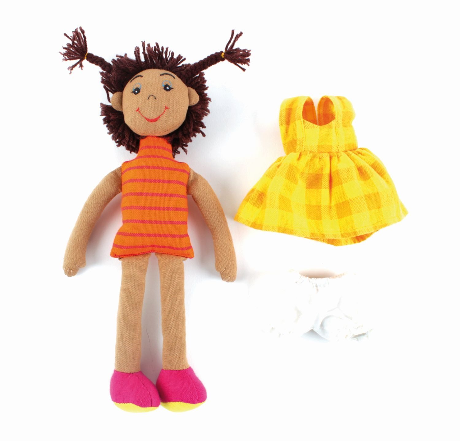 El Puente Stoffpuppe Anziehpuppe "Kathrin", Handmade, Handmade