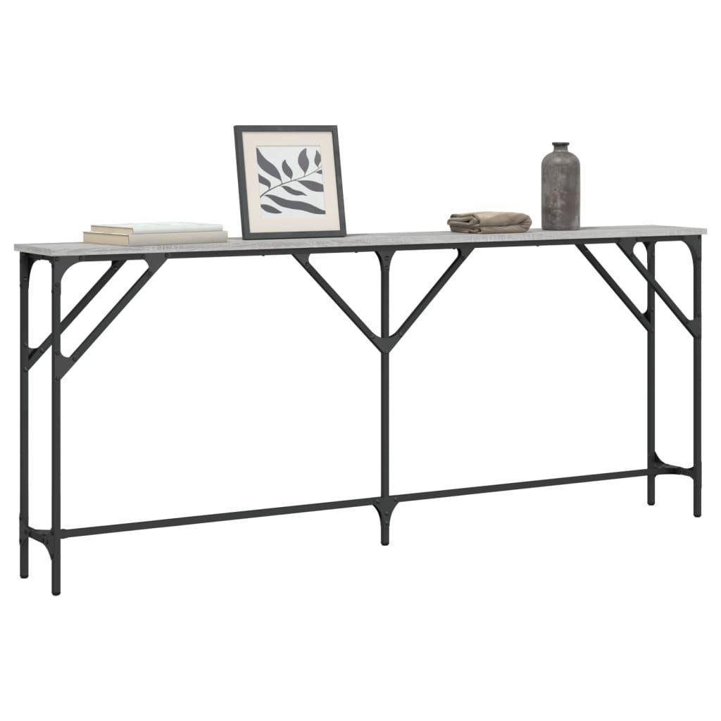 vidaXL Beistelltisch Konsolentisch Grau Sonoma 180x23x75 günstig online kaufen