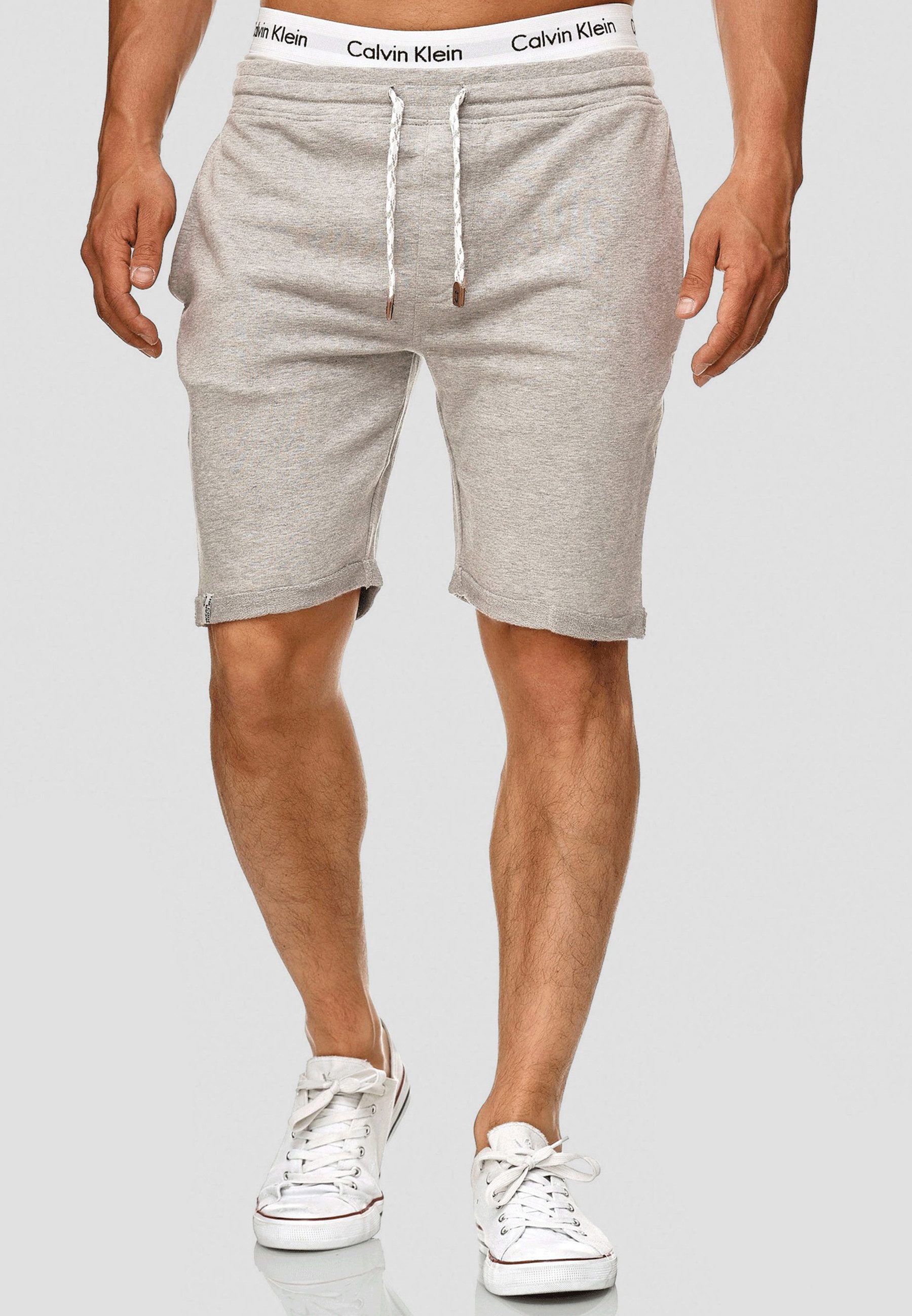 Indicode Sweatshorts 2-Pack Eddy elastischer Bund günstig online kaufen
