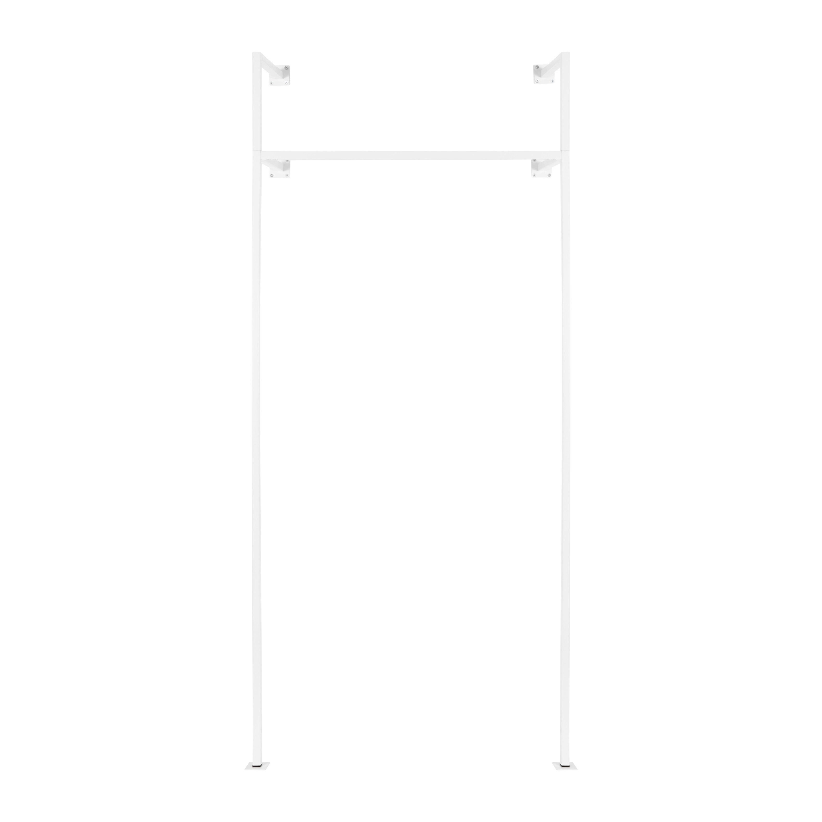 Natural Goods Berlin Kleiderständer Wandkleiderständer, (1 St), Kleiderstange, Wandmontage, Wandsystem als offener Kleiderschrank