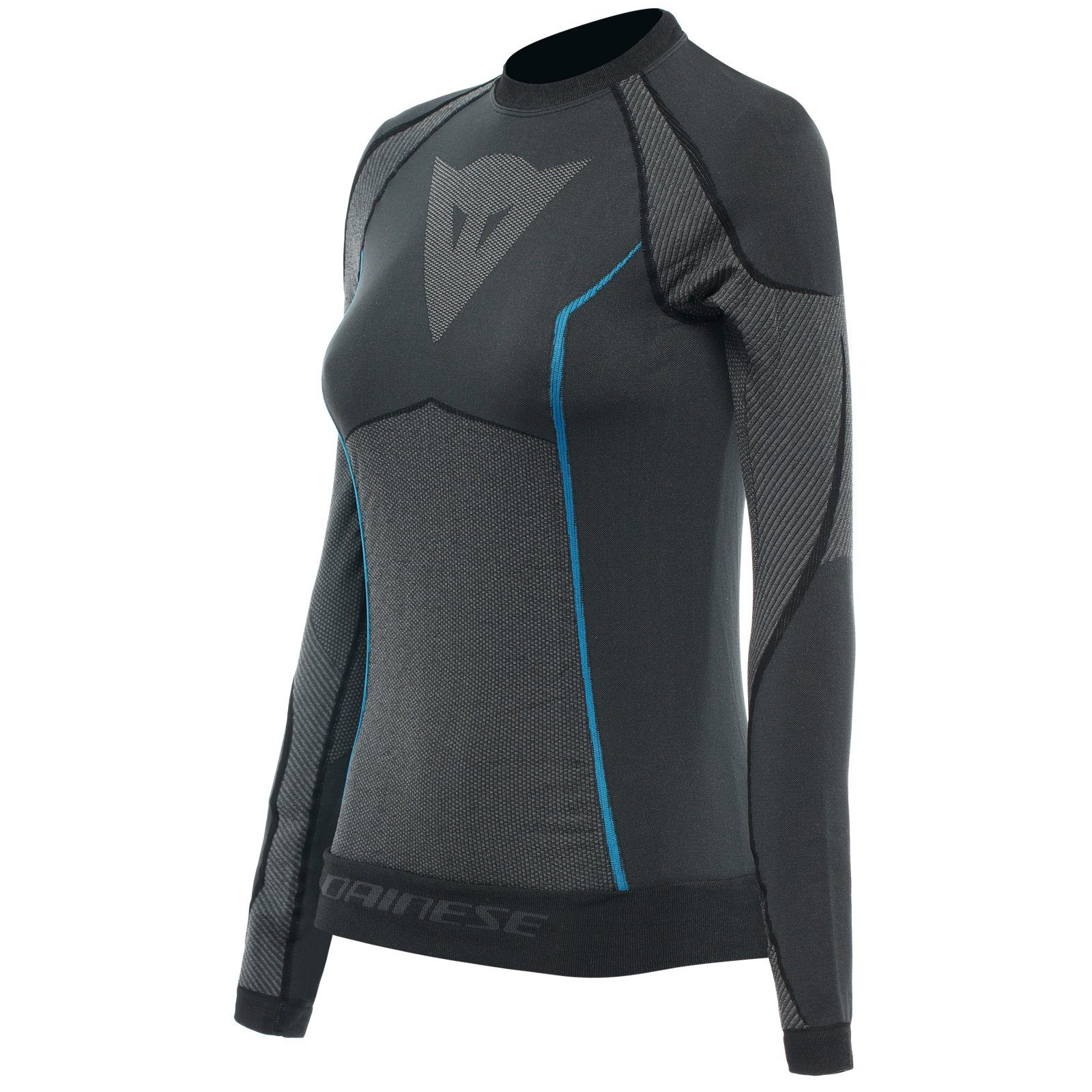 Funktionsunterhemd Dainese Dry LS Lady Funktionsshirt Schwarz / Blau