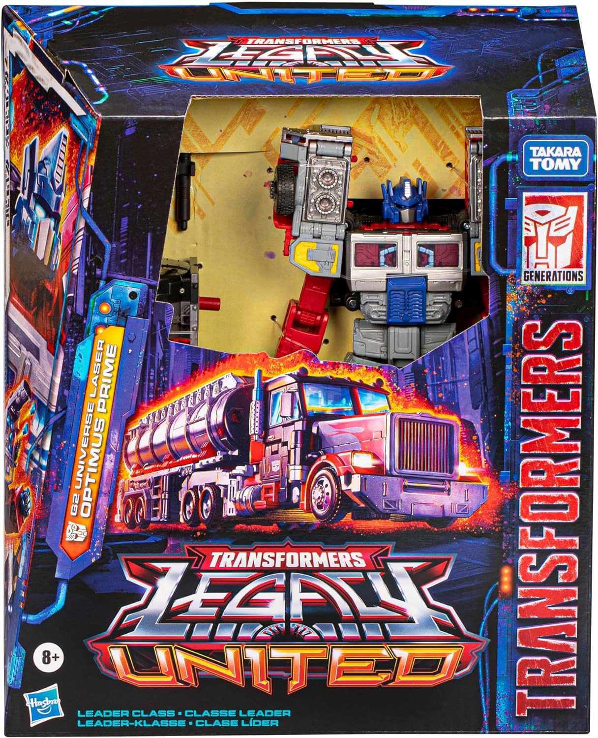 Hasbro Actionfigur Transformers Legacy United Leader G2 Universe Laser Optimus Prime