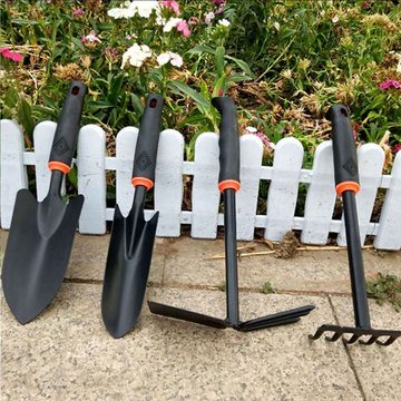 NUODWELL Gartenpflege-Set Gartenpflege-Set Profi Gartengeräte Set, 4-teilig