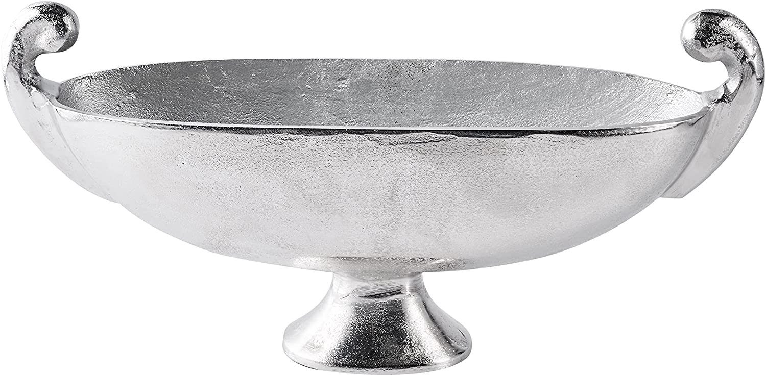 MichaelNoll Dekoschale Schale Aluminium Silber Deko - Moderne Dekoschale au günstig online kaufen