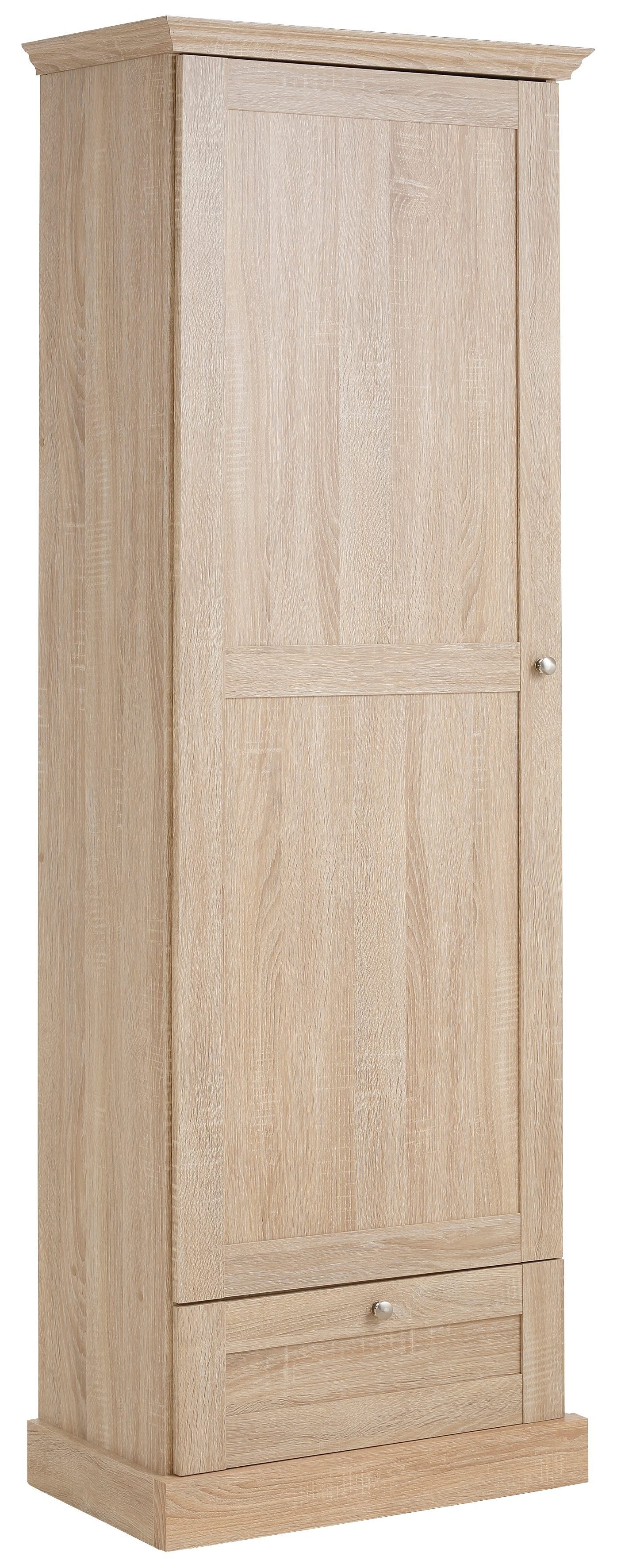 Home affaire Garderobenschrank Binz mit schöner Holzoptik, mit vielen Stauraummöglichkeiten, Höhe 180 cm sonoma/eichefarben | Garderobenschränke