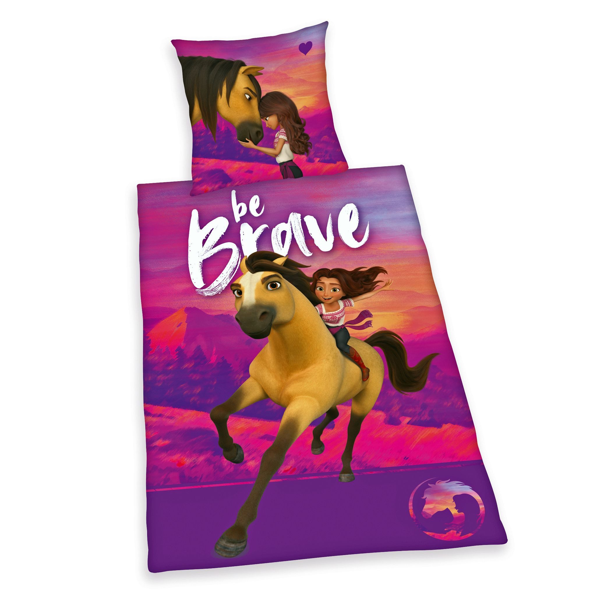Herding Kinderbettwäsche 135x200cm Pferd Spirit Lucky günstig online kaufen