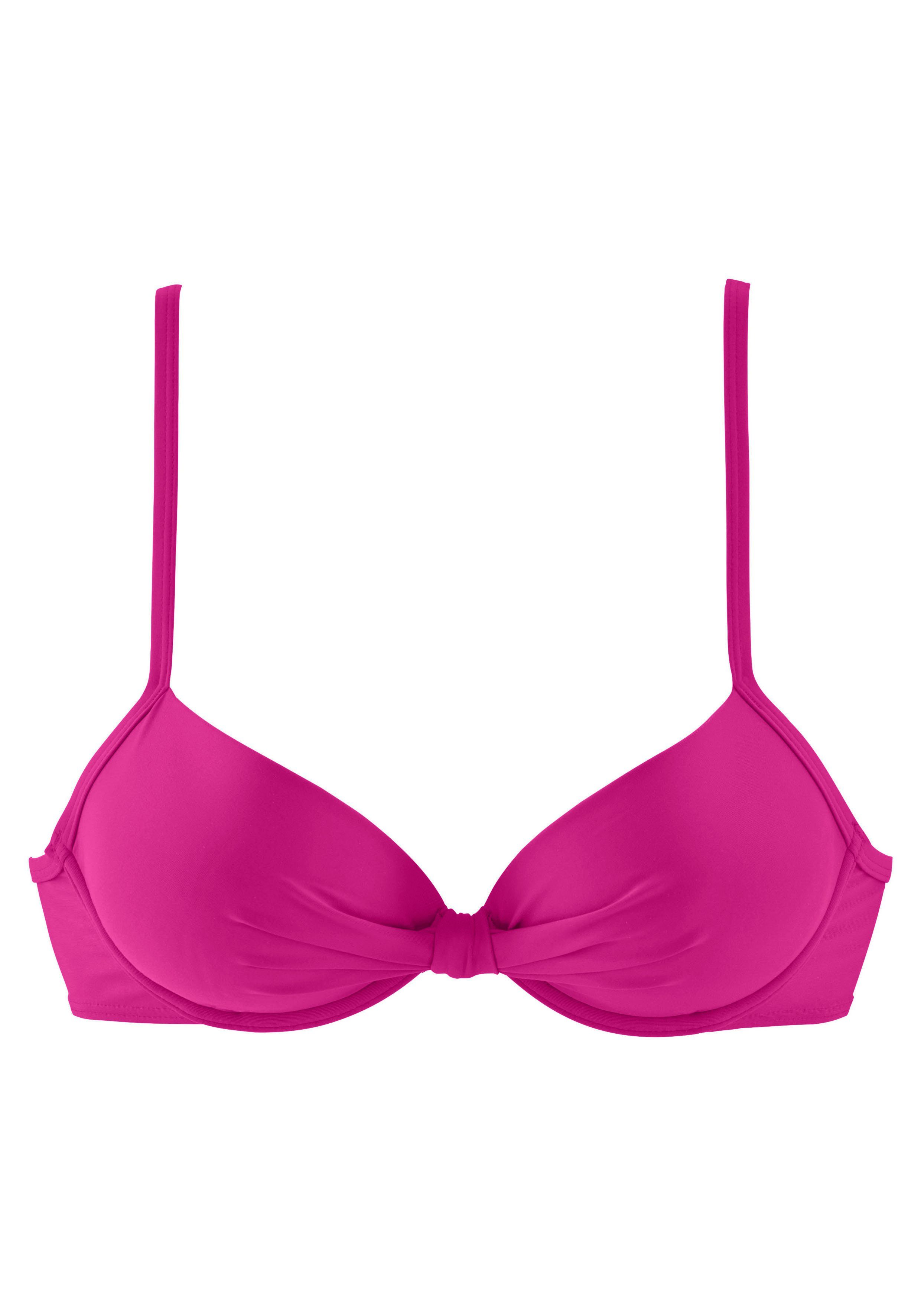 s.Oliver Bügel-Bikini-Top Spain, mit geraffter Mitte günstig online kaufen