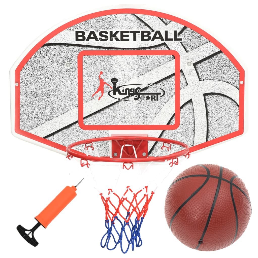 Basketballkorb 5-tlg Basketball-Set für die Wandmontage 66x44,5 cm