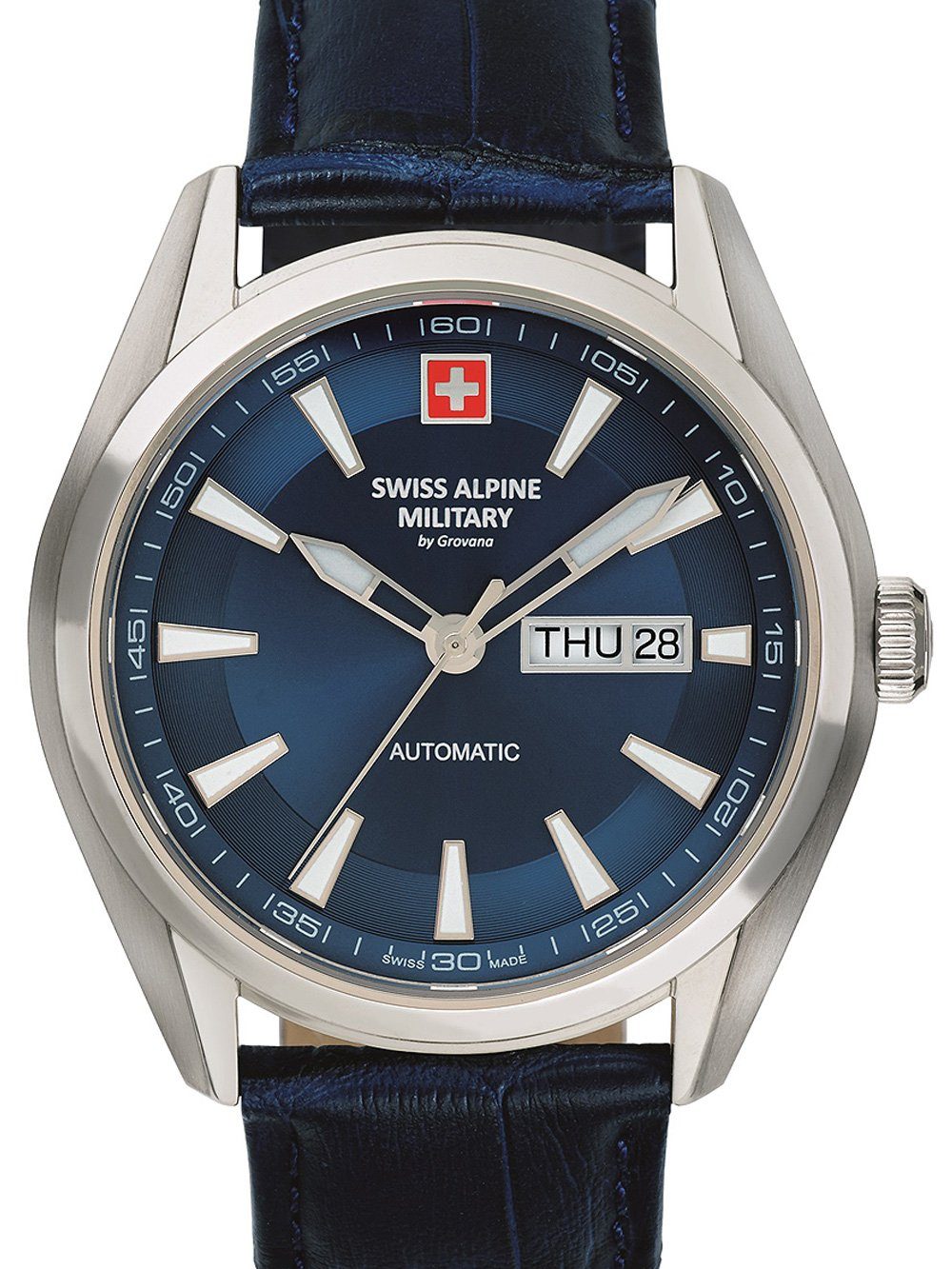 Automatikuhr Swiss Alpine Military 7090.2535 Automatik Herrenuhr 43mm 10ATM Swiss Alpine Military 7090.2535 Automatik Herrenuhr 43mm 10ATM