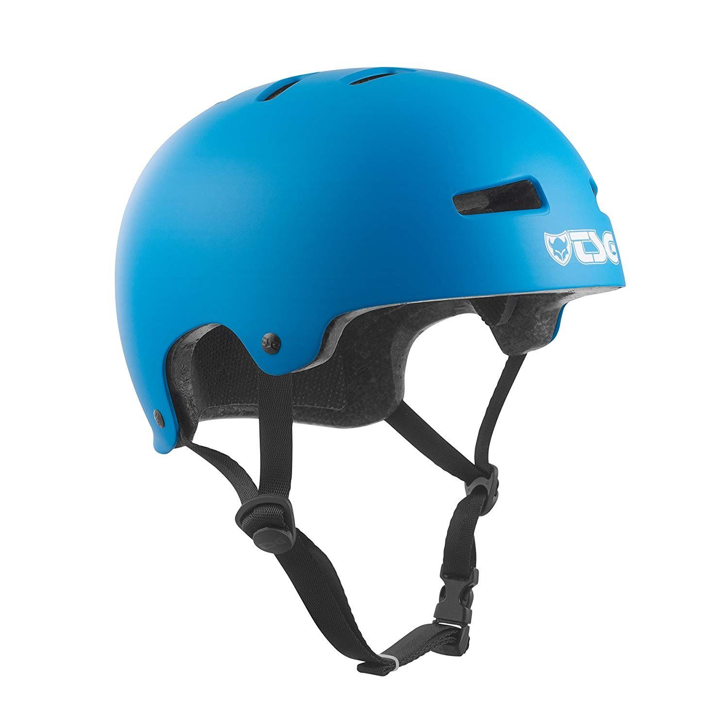 TSG Protektoren-Set TSG cyan Evolution Color dark Solid matt Helm