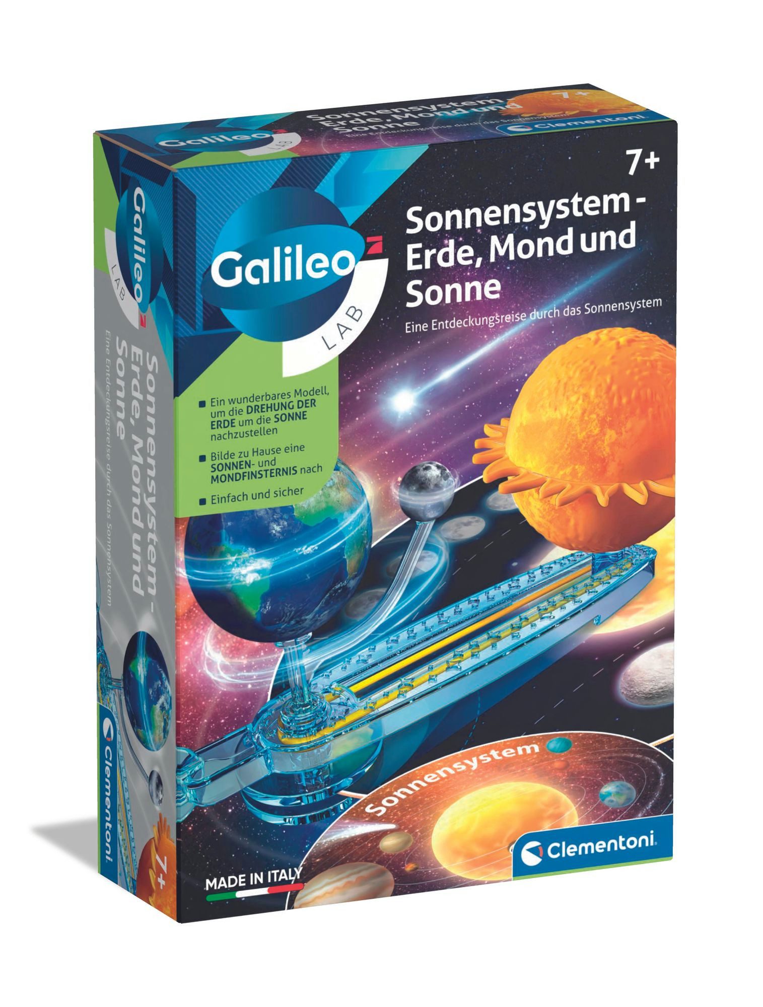 Clementoni® Experimentierkasten Sonnensystem - Erde, Mond und Sonne