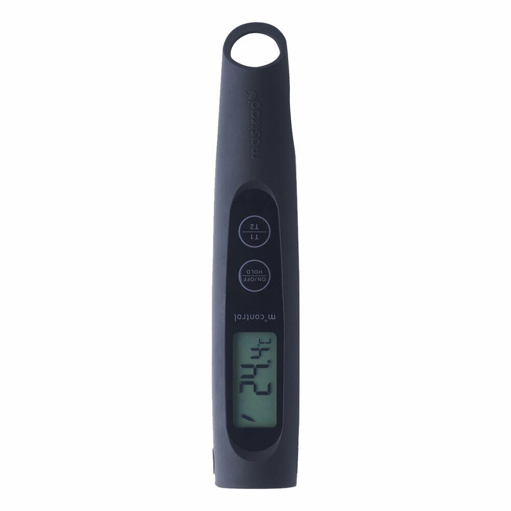 mastrad Kochthermometer M Control Black Dual, für Kern- und Oberflächentemperatur