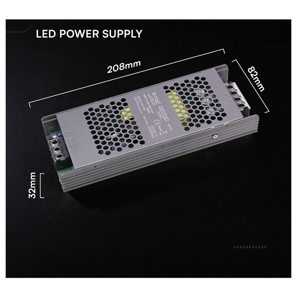 V-TAC V-TAC VT-13360-S LED-Trafo Konstantspannung 360 W 30 A 12 V/DC nicht LED Trafo