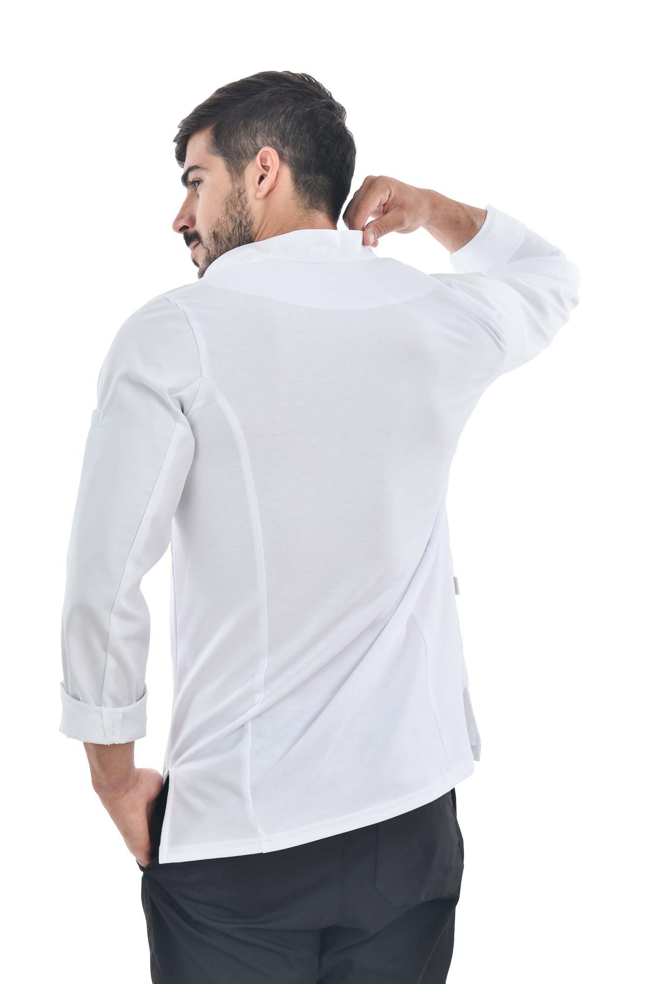 aurora Objektwäsche Kochjacke Vin weiss M günstig online kaufen