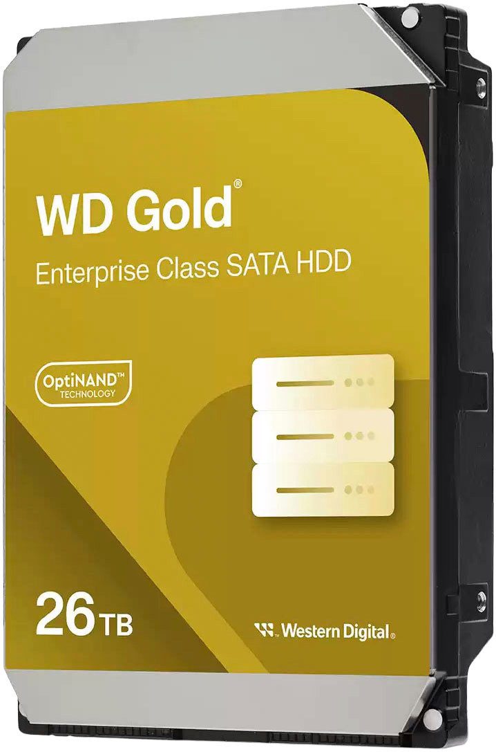 WD Gold 26TB HDD-Server-Festplatte (26 TB) 3.5"
