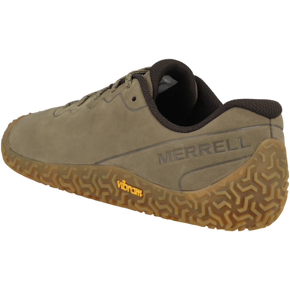 Merrell Vapor Glove 6 Leather Herren Barfußschuh Minimalschuhe, Halbschuhe, Schnürschuhe, Barfuß Sneaker, Sneaker