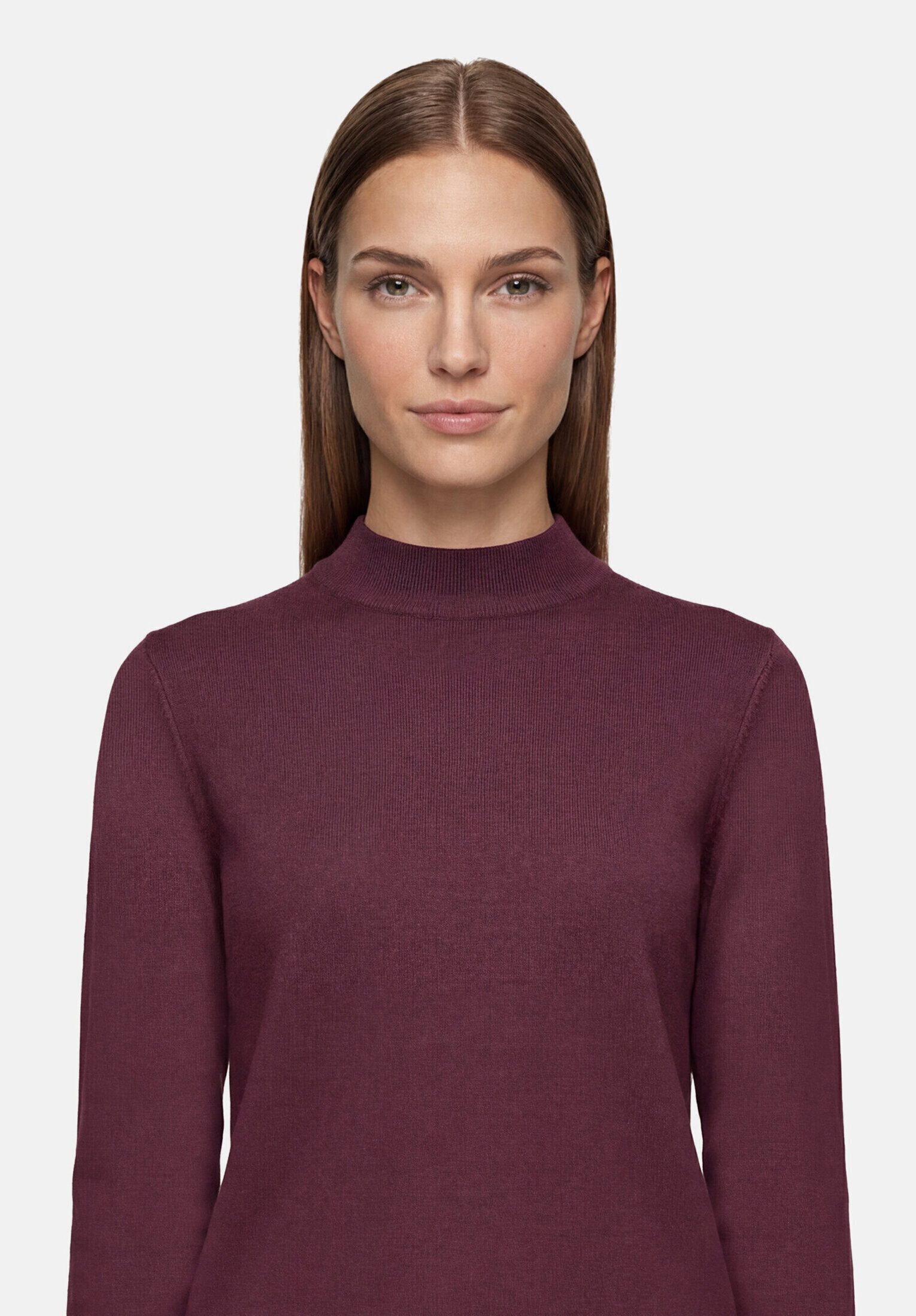 Betty Barclay Strickpullover Damen mit Stehkragen (1-tlg)