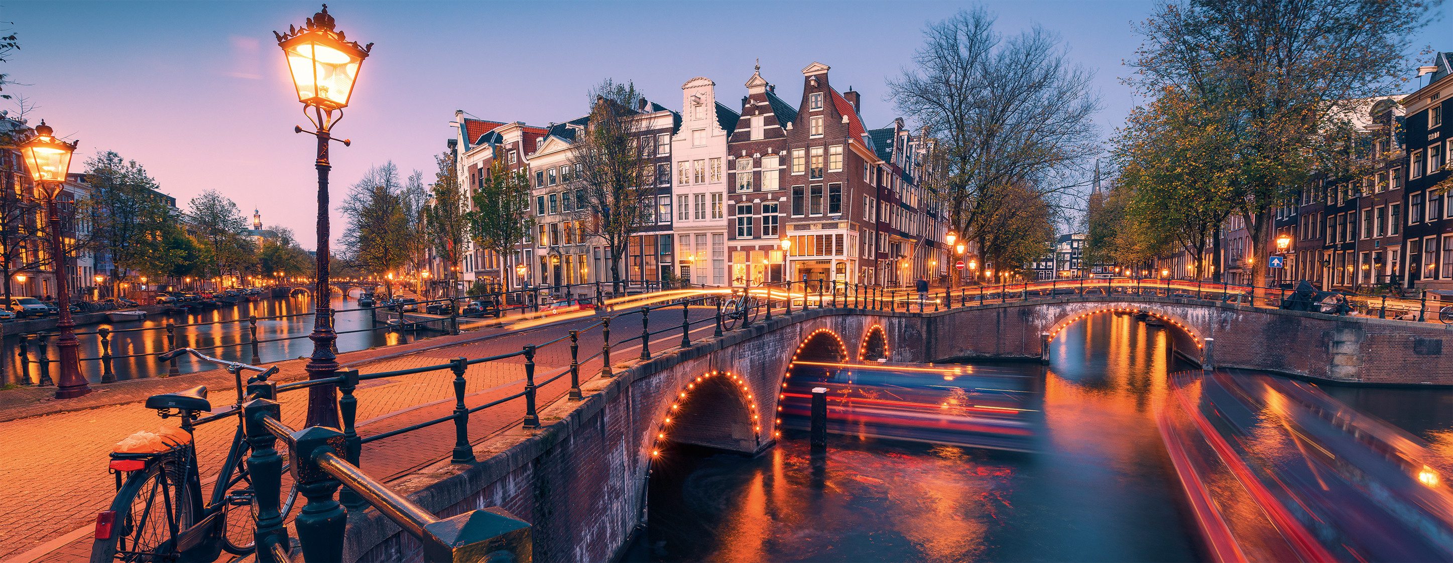 Ravensburger Puzzle Panorama, Abend in Amsterdam, günstig online kaufen