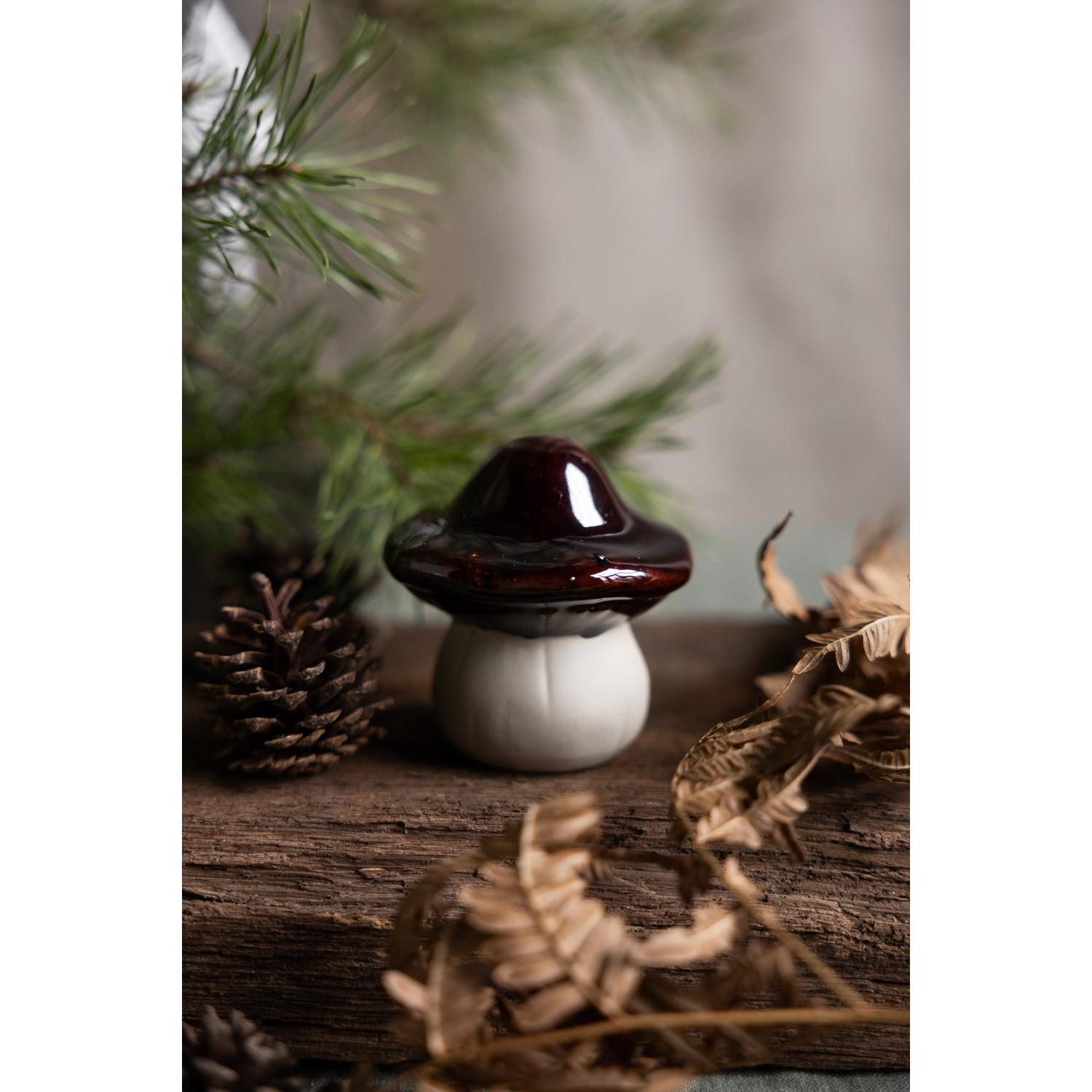 Storefactory Weihnachtsbaumkugel Dekofigur Pilz Skogstorp Brown günstig online kaufen