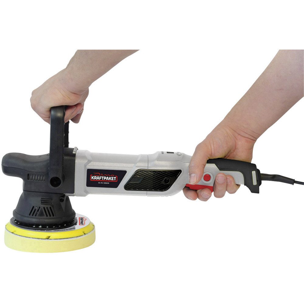 Thumbnail - Dino KRAFTPAKET Poliermaschine Dino KRAFTPAKET Exzenter 15mm 950 W 640229 Exzenterpoliermaschine 230