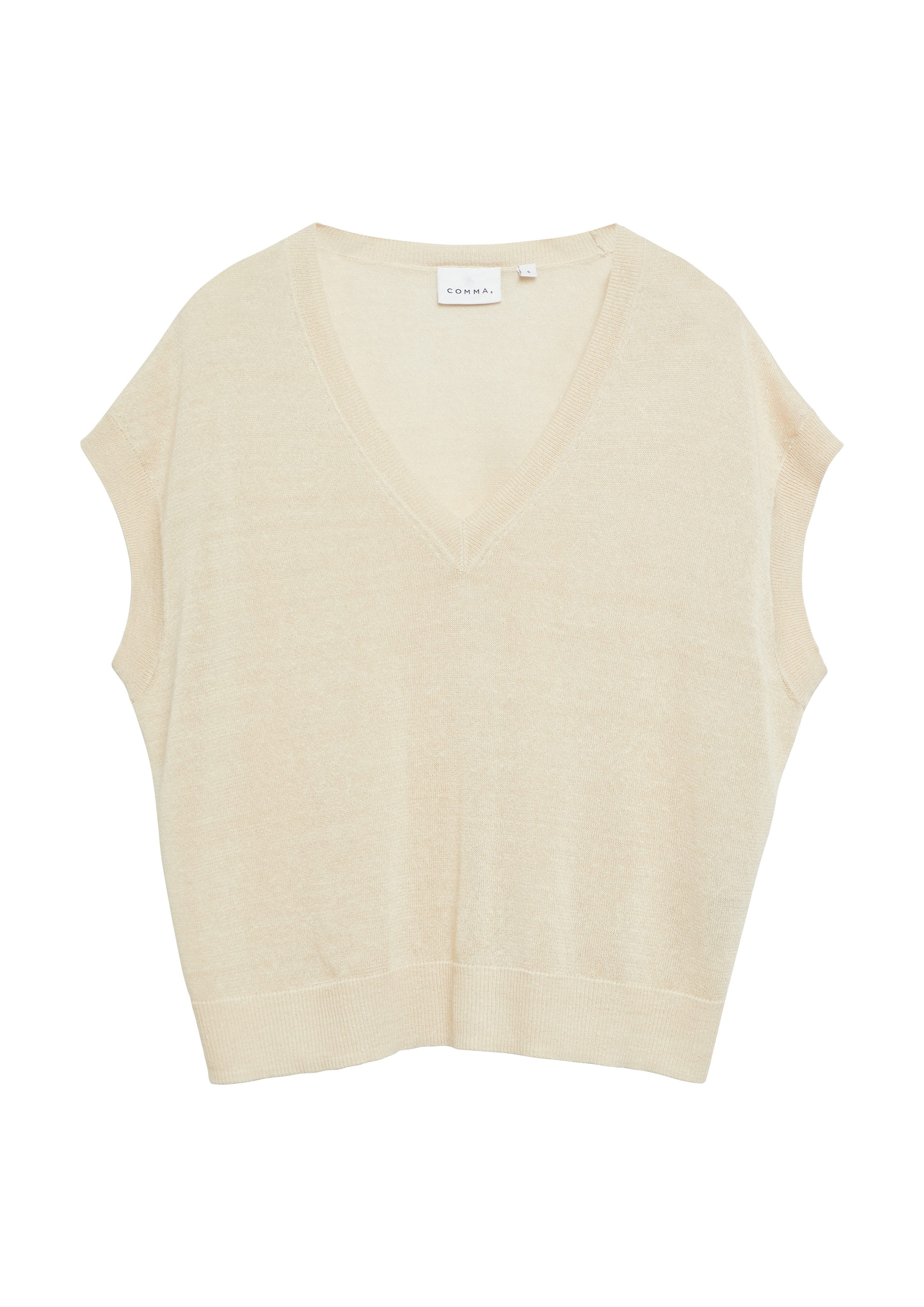 Kurzarmpullover Strickpullover