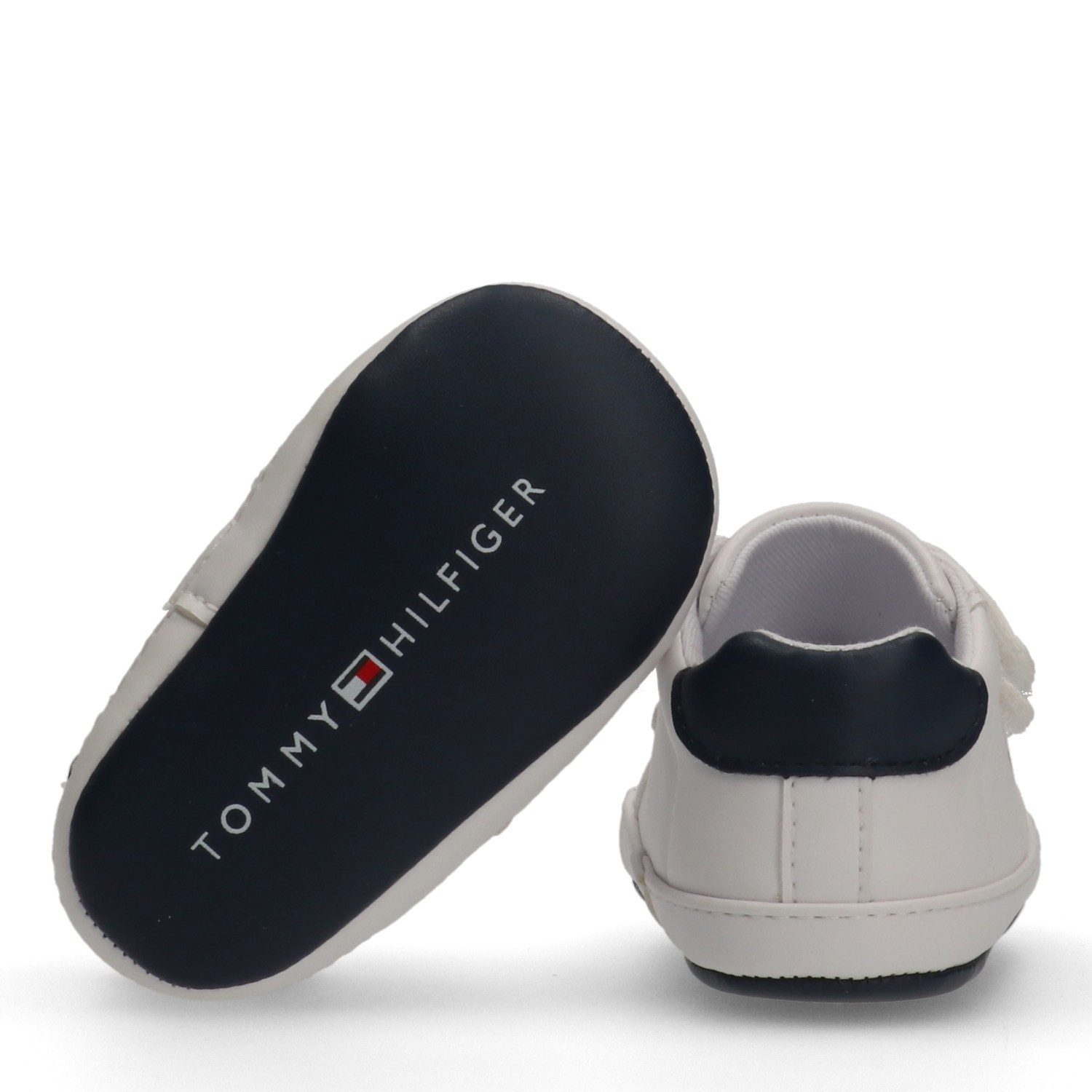 Tommy Hilfiger Lauflernschuh Babyschuh, Klettschuh für Babys mit Logoverzierung