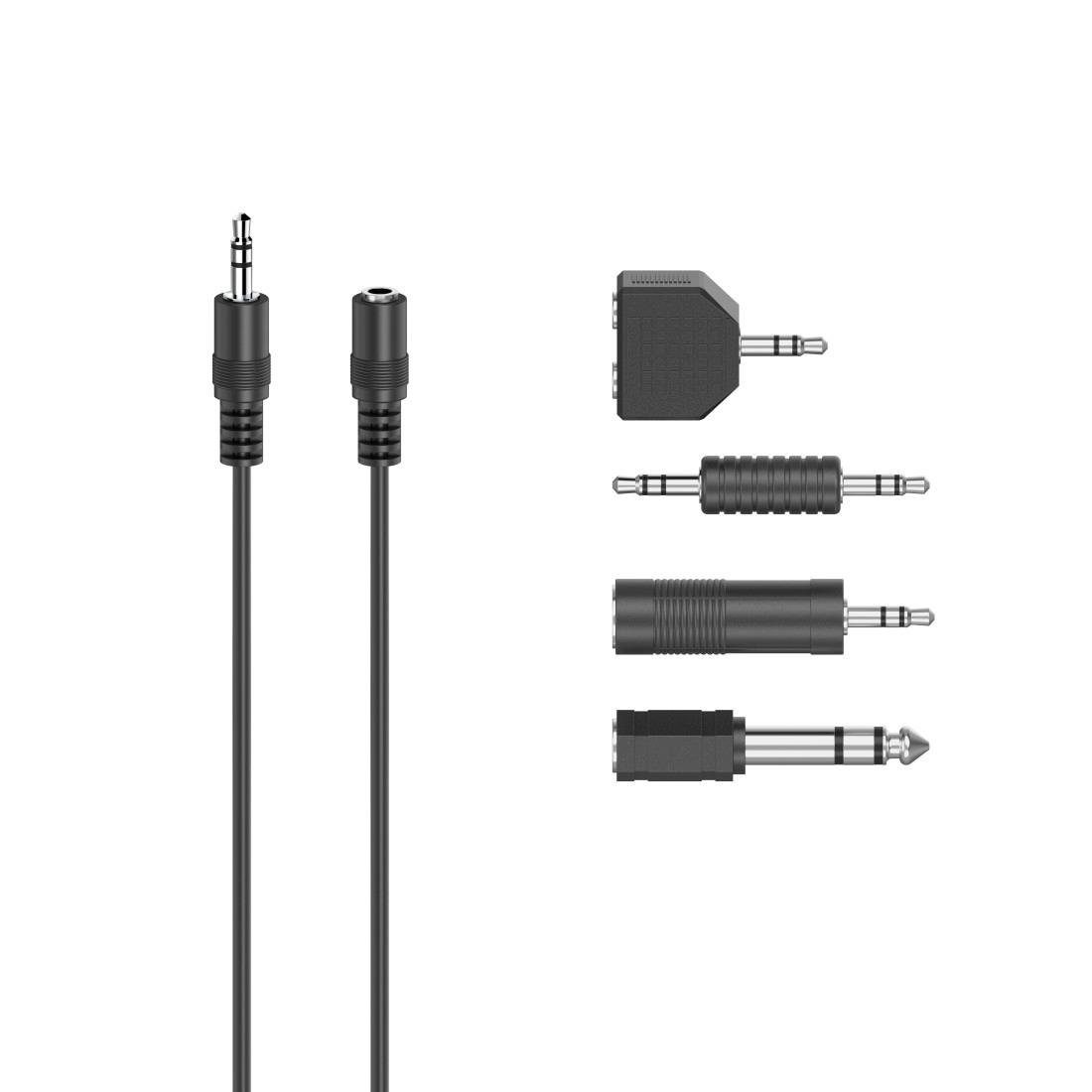 Hama Klinken-Anschluss-Set, Stereo, 2,5 m Audio-Kabel