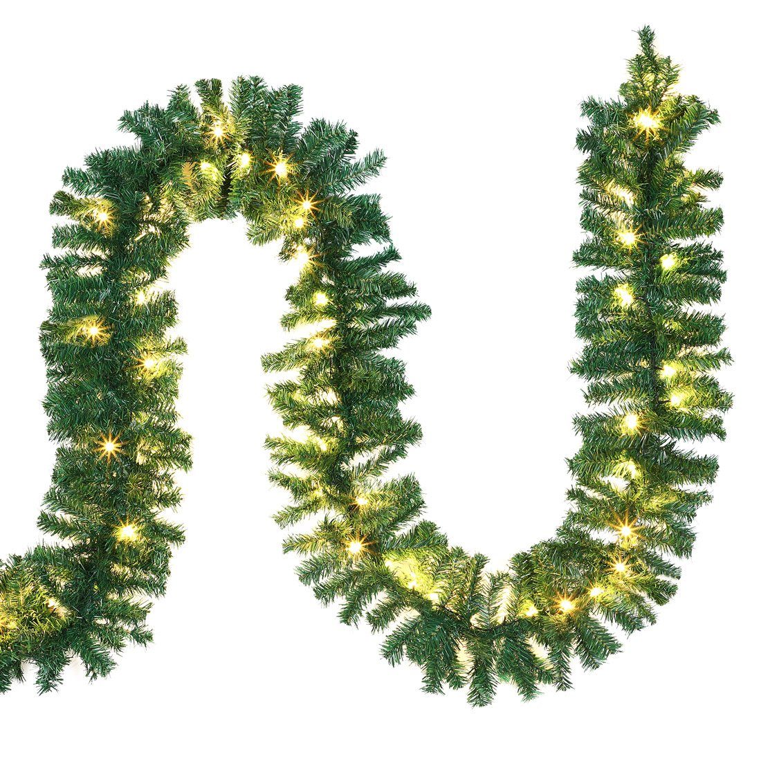 Kunstgirlande, Casaria, Höhe 28 cm, Weihnachtsgirlande günstig online kaufen