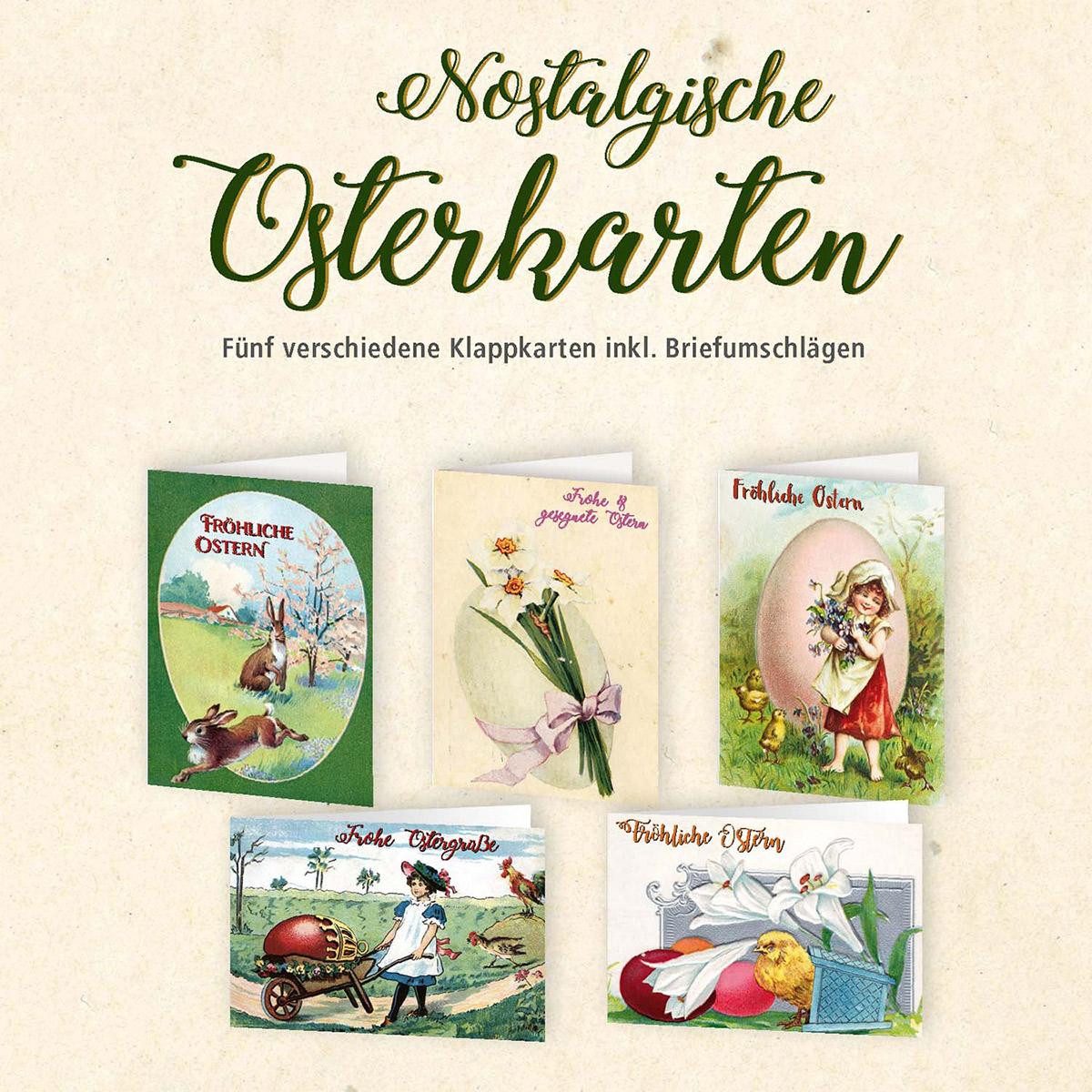St. Benno Verlag Fotoalbum 5er Set-Klappkarten »Fröhliche Ostern«