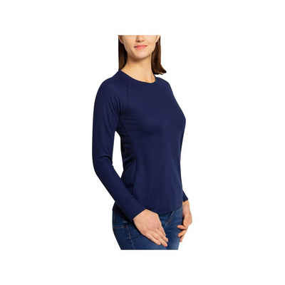 iQ Langarmshirt blau (1-tlg)