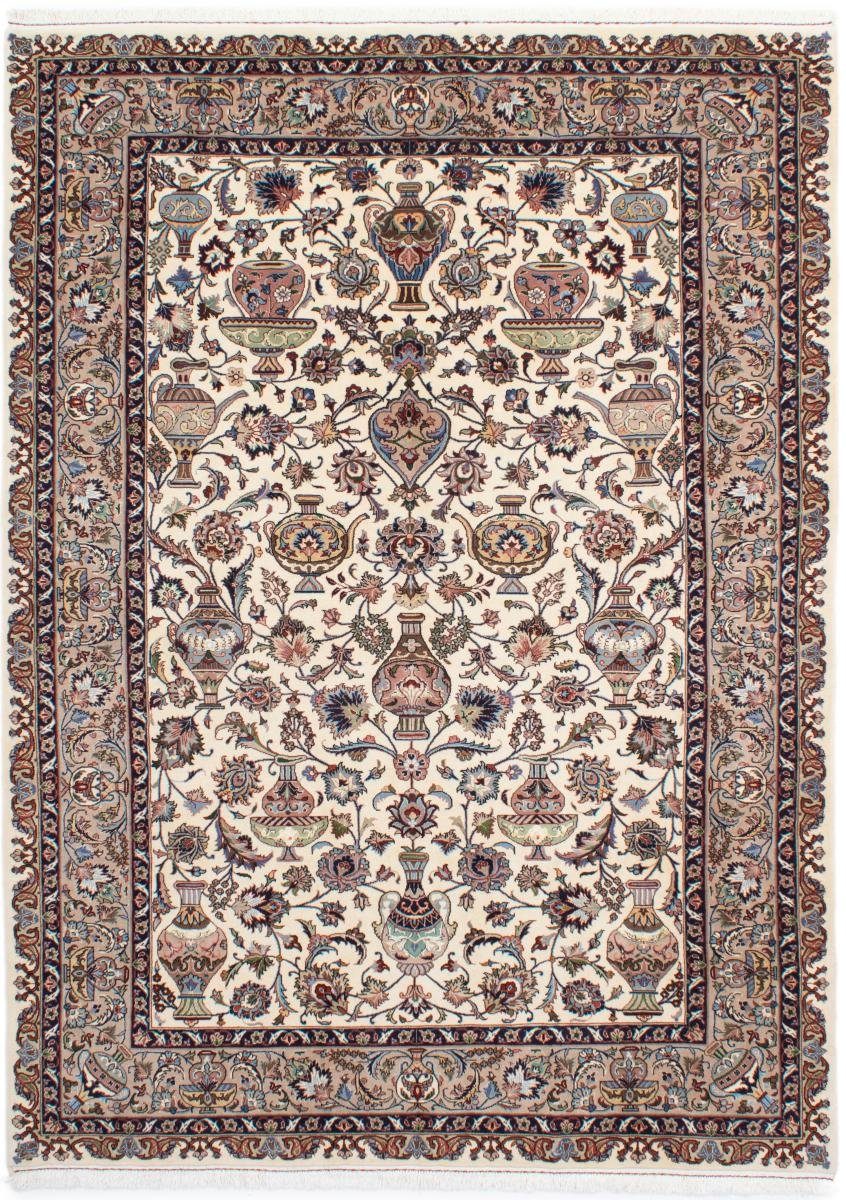 Orientteppich Kaschmar 199x277 Handgeknüpfter Orientteppich / Perserteppich, Nain Trading, rechteckig, Höhe: 12 mm