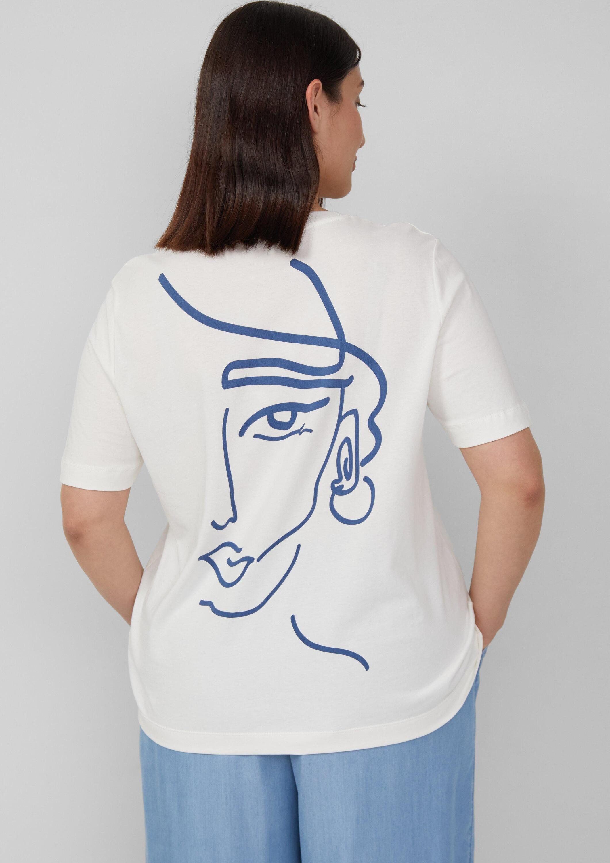 s.Oliver Kurzarmshirt T-Shirt T-Shirt mit Front- günstig online kaufen