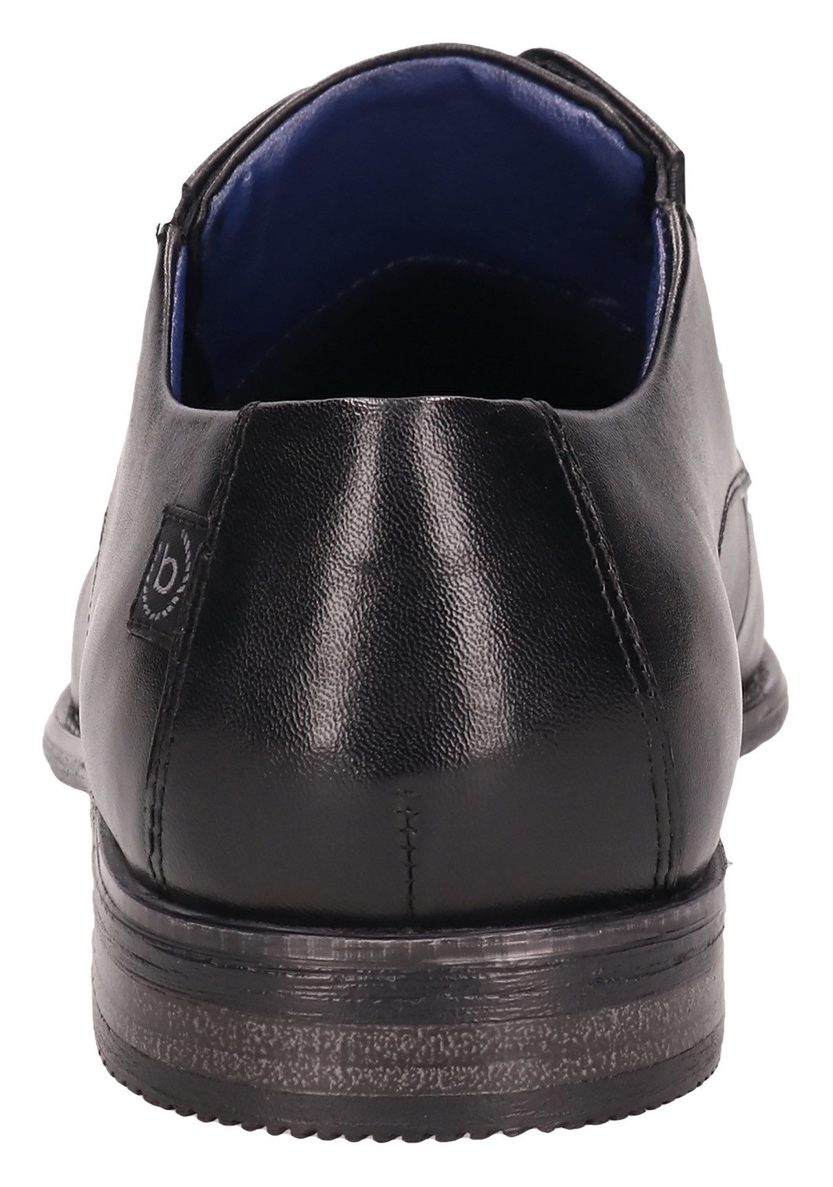 bugatti Schnürschuh Business Schuh, Anzugschuh mit feinem Blockabsatz günstig online kaufen